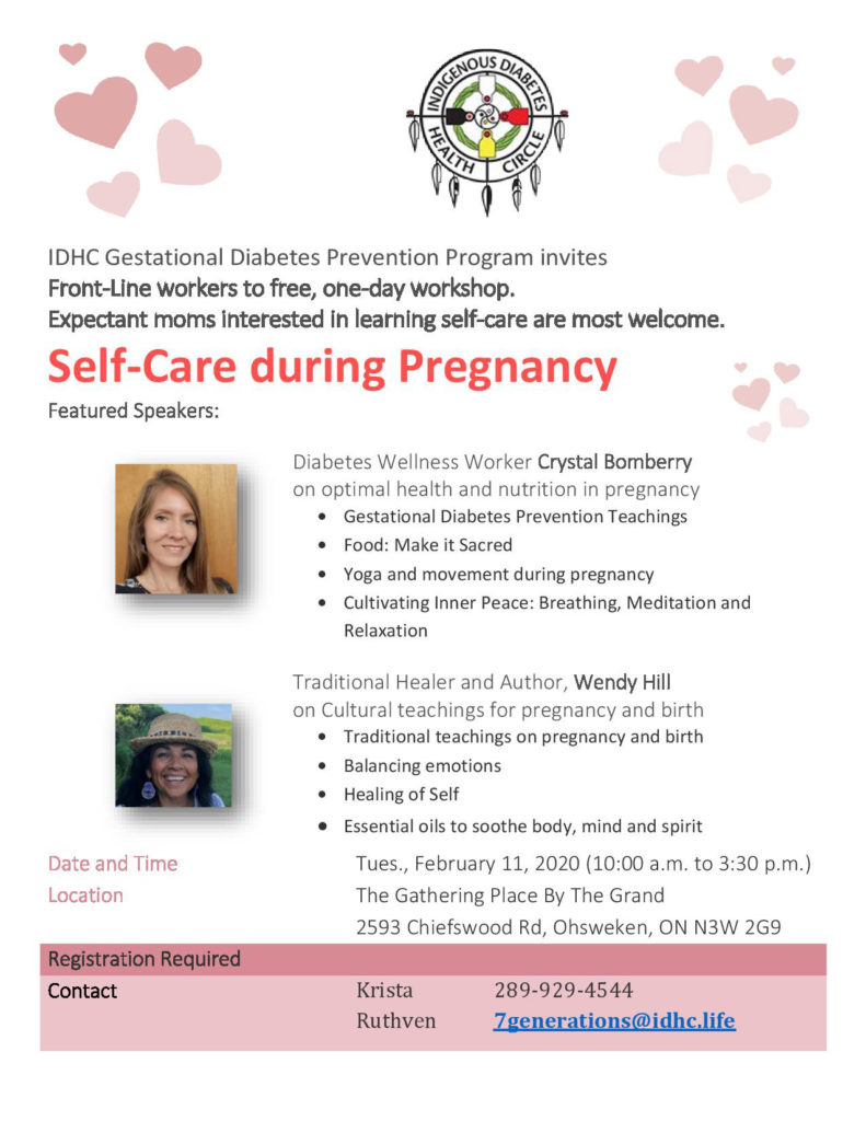 Self Care During Pregnancy Mississaugas Of The Credit First Nation