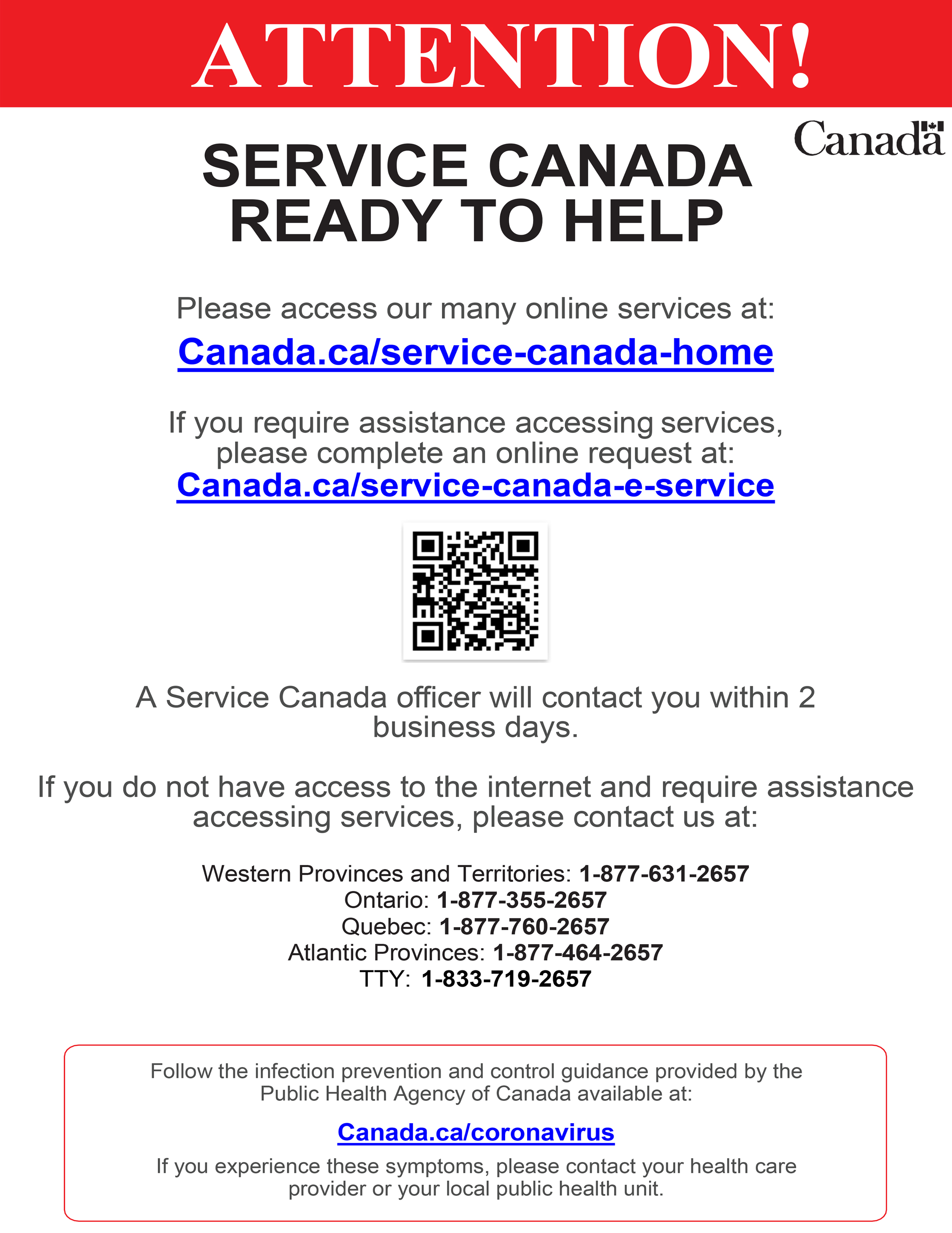 Service Canada Notice Service Delivery Mississaugas Of The Credit 