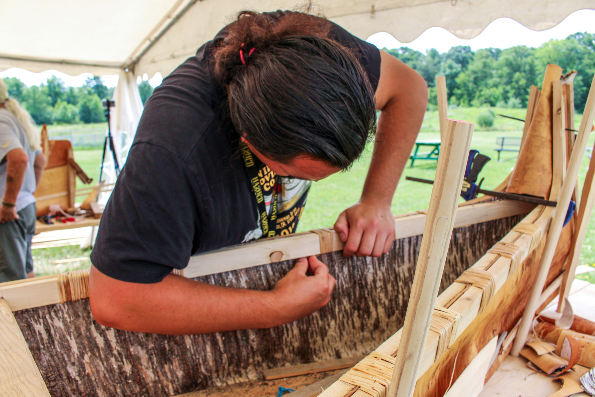 Canoe Build Day Mississaugas Of The Credit First Nation