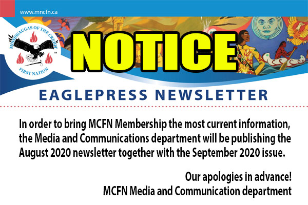 August 2020 Newsletter Notice