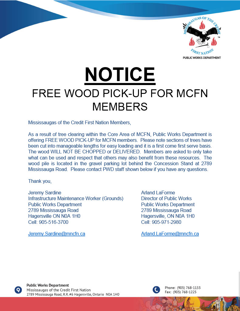 Free Wood for MCFN members