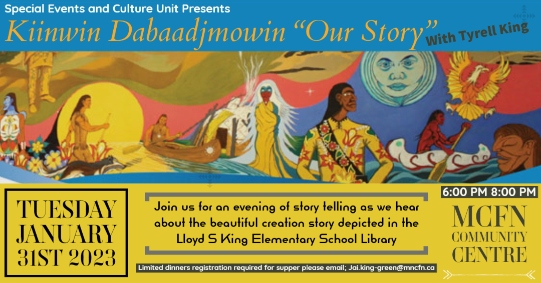 Speaker Series: Kiinwin Dabaadjmowin “Our Story”