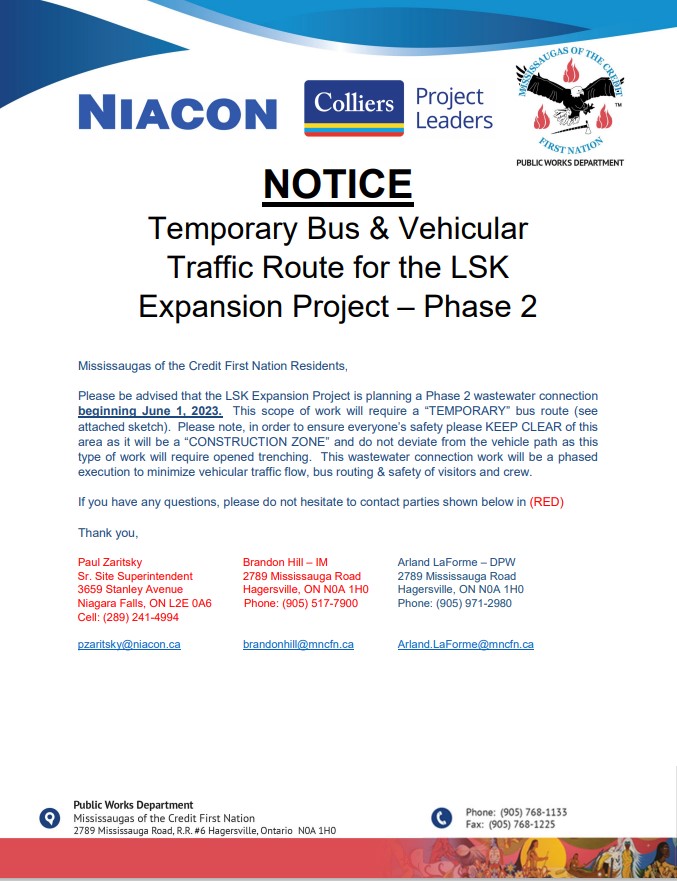 Temporary Bus & Vehicular Traffic Route for the LSK Expansion Project – Phase 2