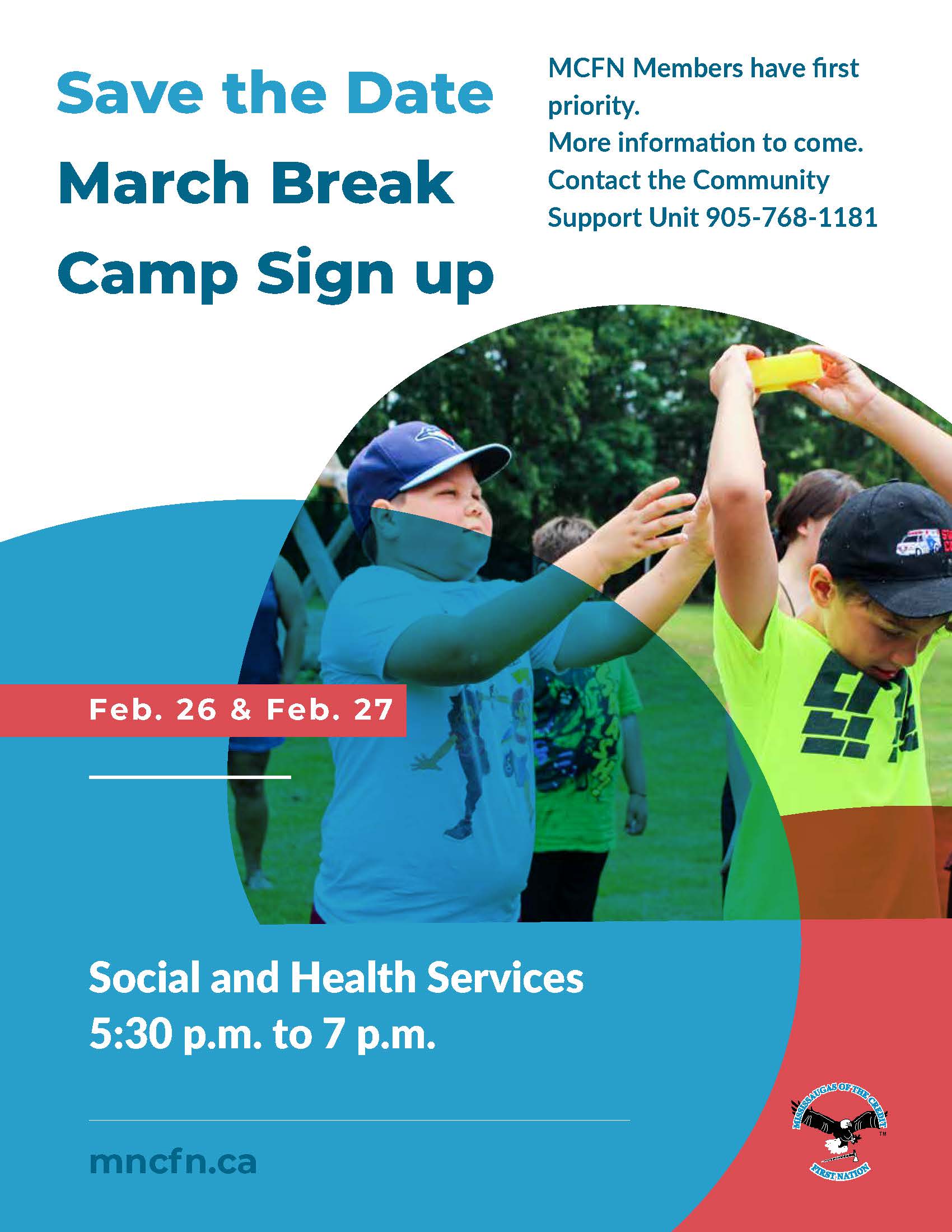 March Break Camp sign-up
