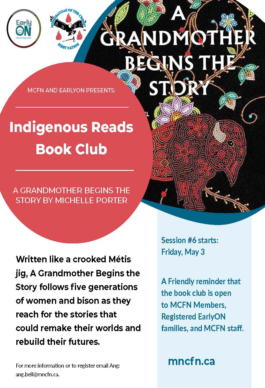 Indigenous Reads Book Club May 3