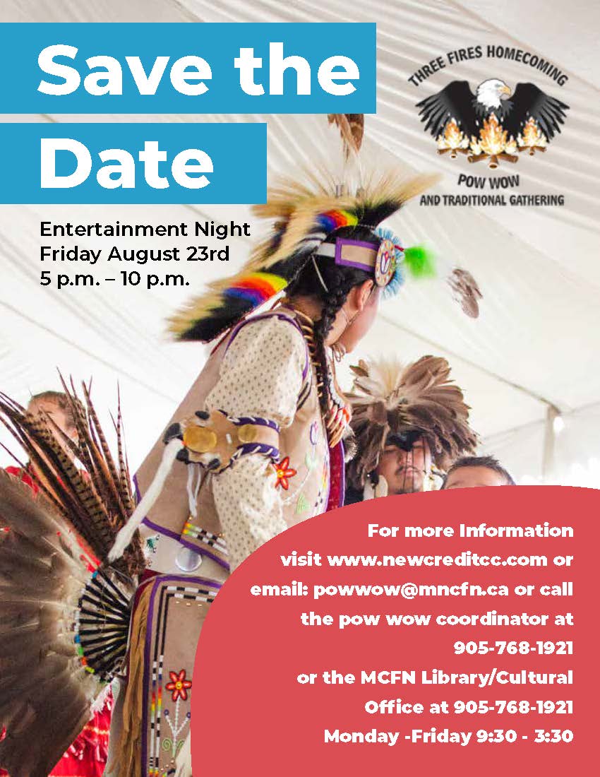 Save the date for the Three Fires Homecoming Pow Wow