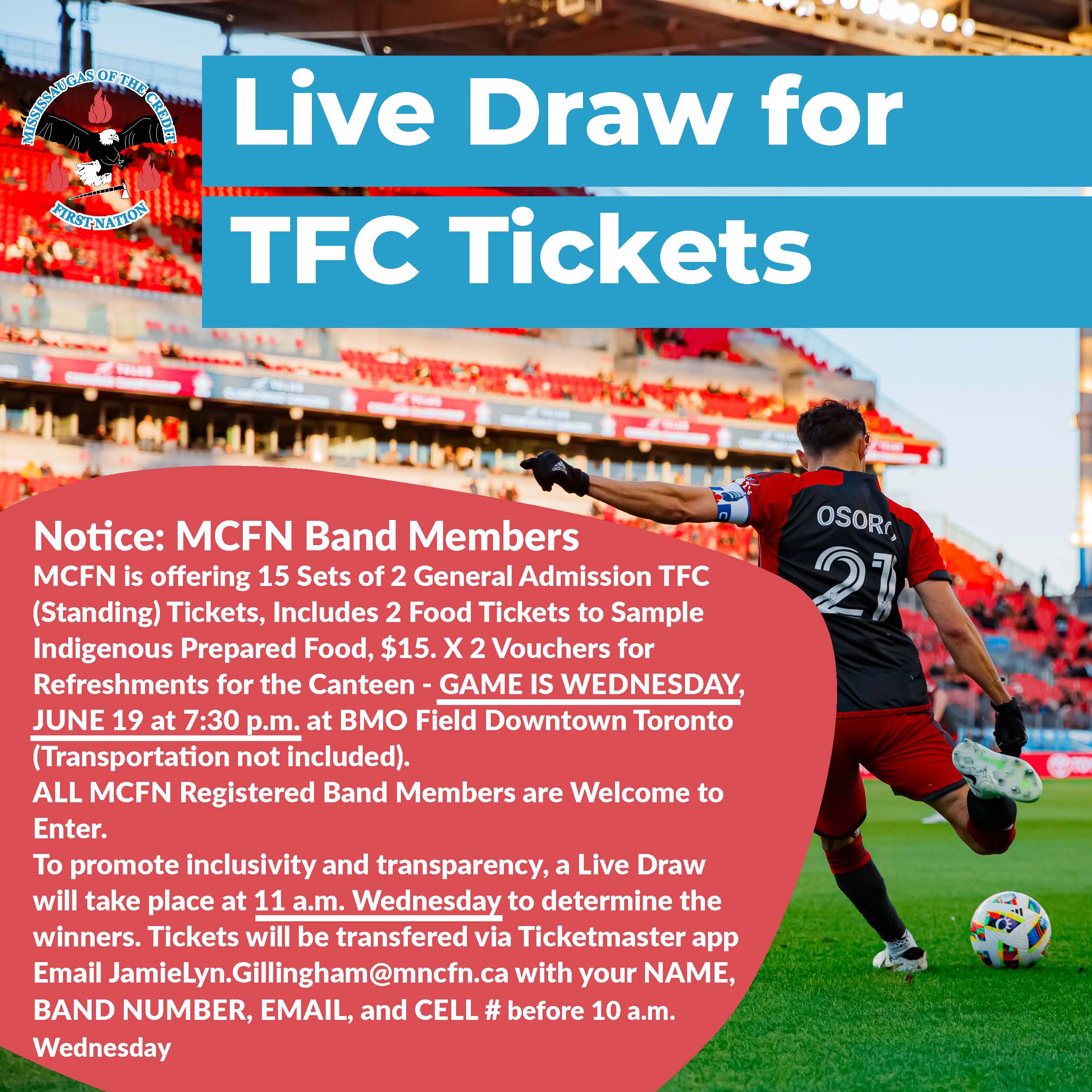 TFC Ticket Giveaway