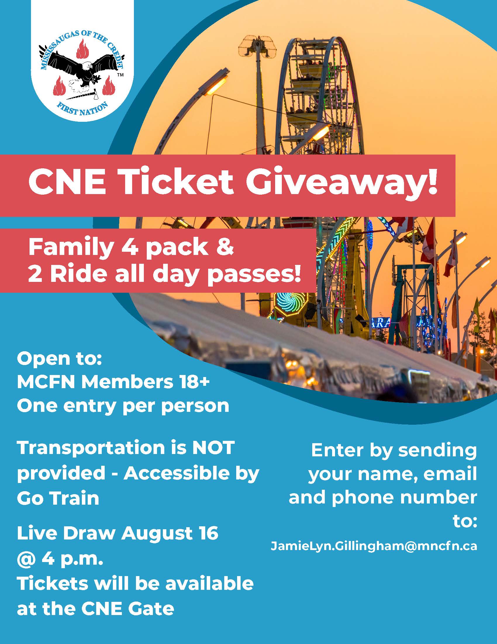 Draw for CNE Tickets