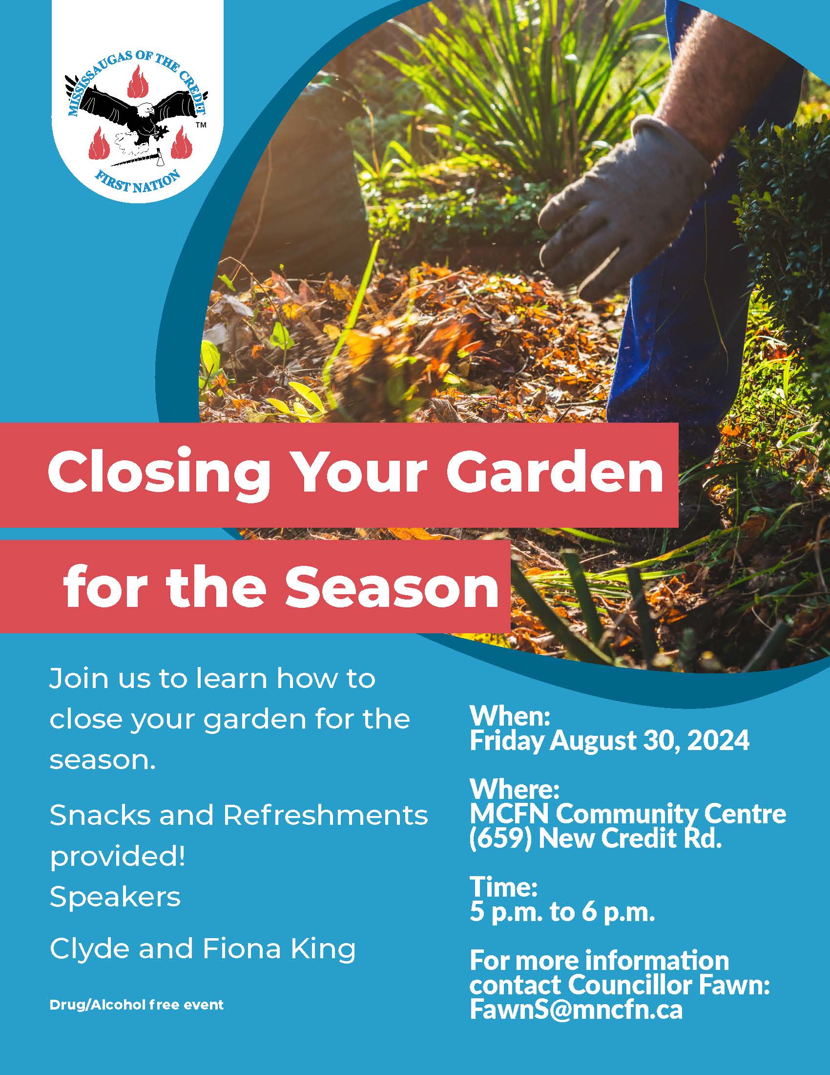 Learn to close your Garden