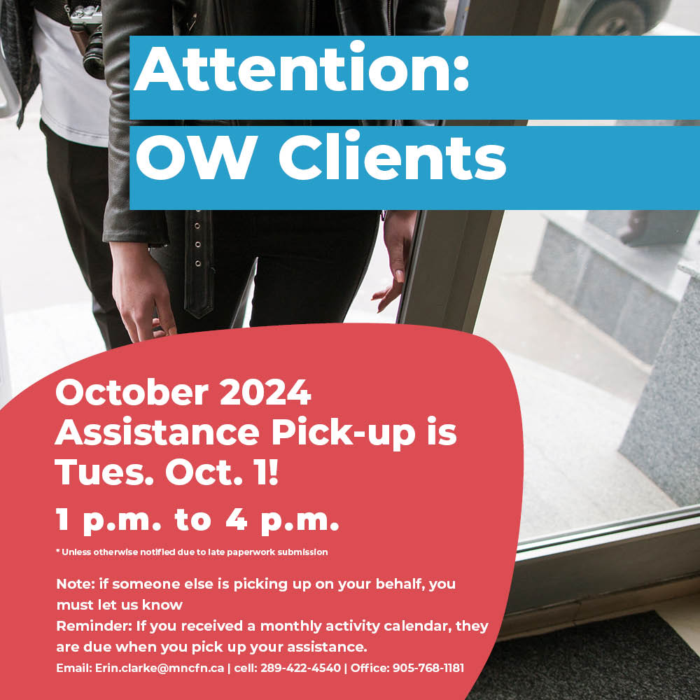 Attention: OW Clients Oct. Pick-up