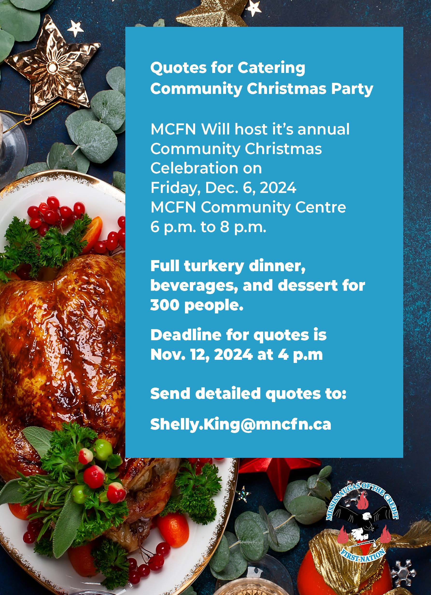 Catering for Community Christmas Party