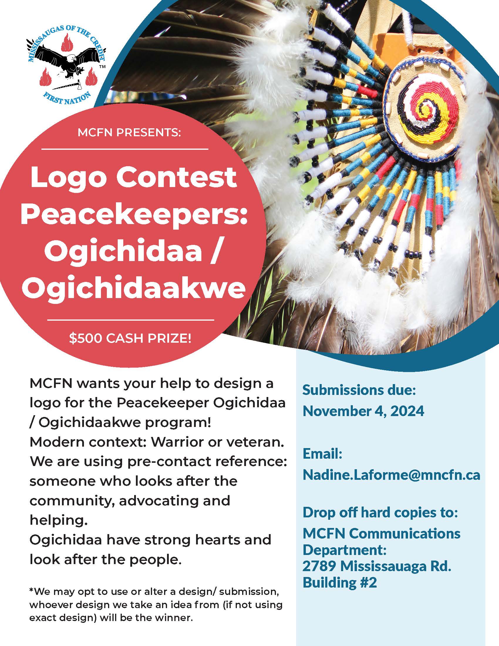 Logo Contest Peacekeepers: Ogichidaa / Ogichidaakwe