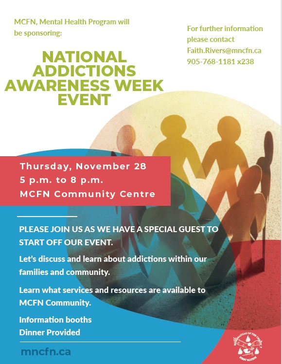 National Addictions Awareness Week Event