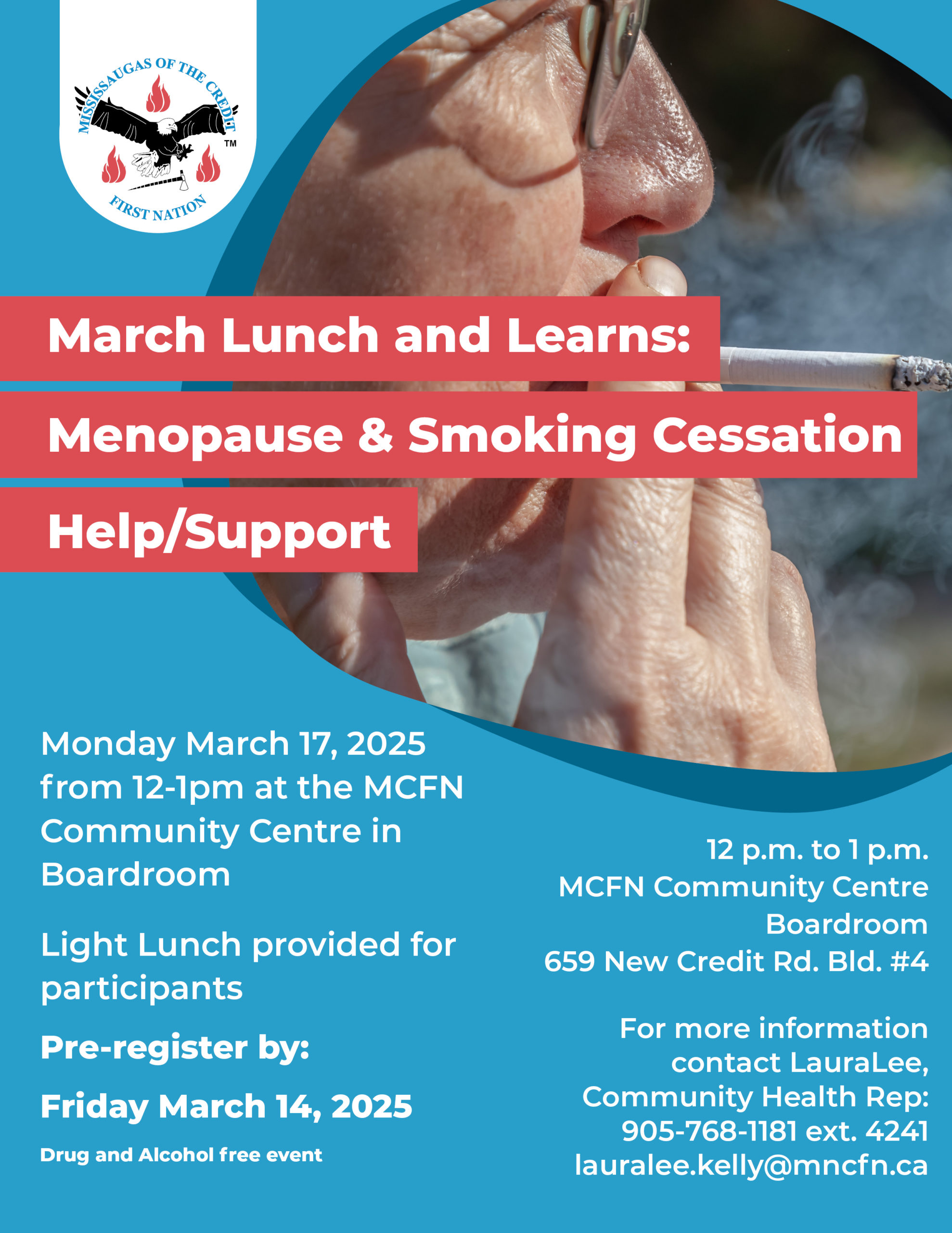 March Lunch and Learns: Menopause & Smoking Cessation Help/Support