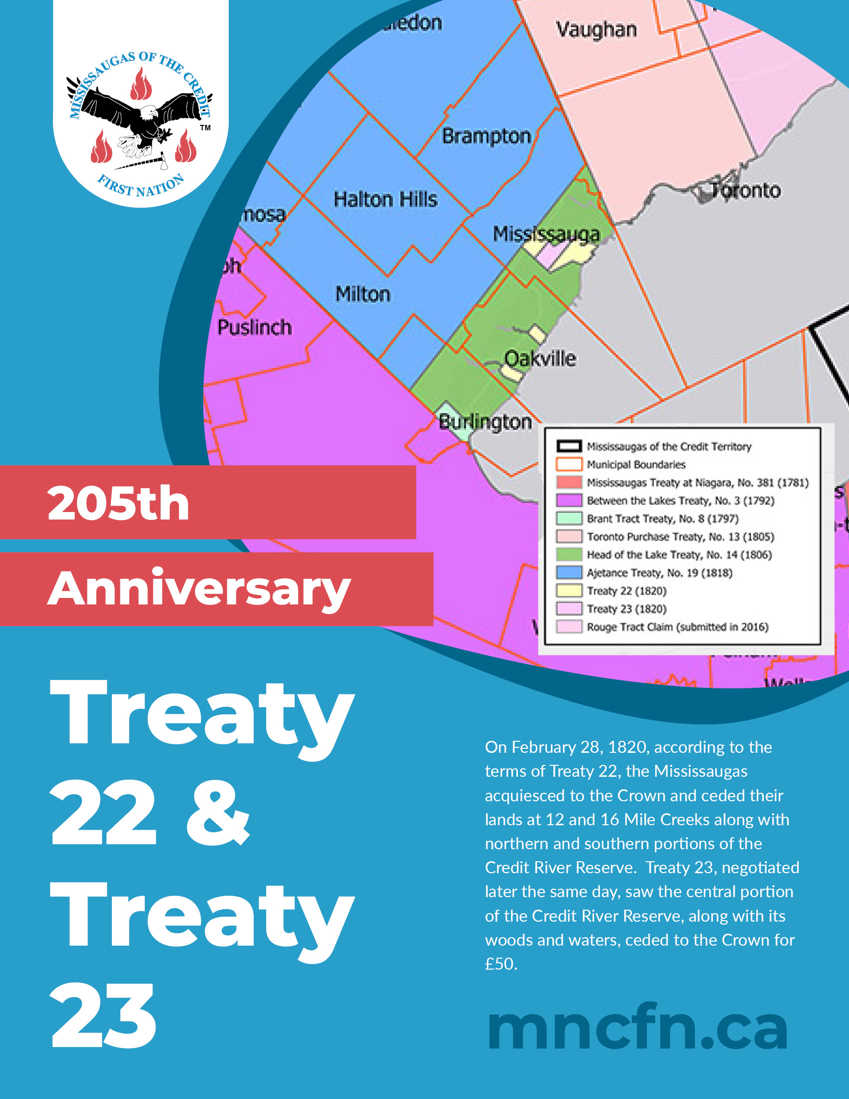 205th anniversary of the signing of Treaty 22 & 23