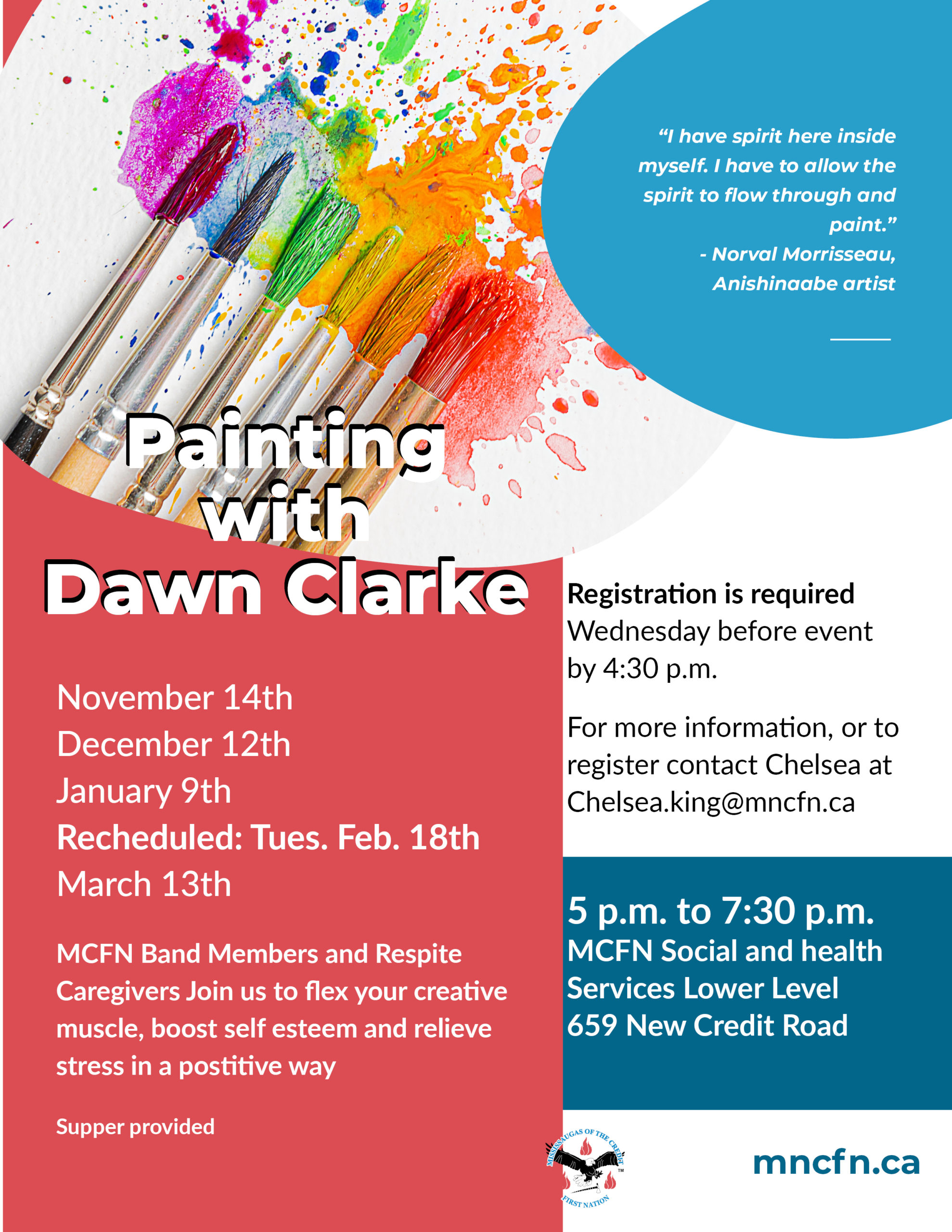 painting with dawn rescheduled Feb 18