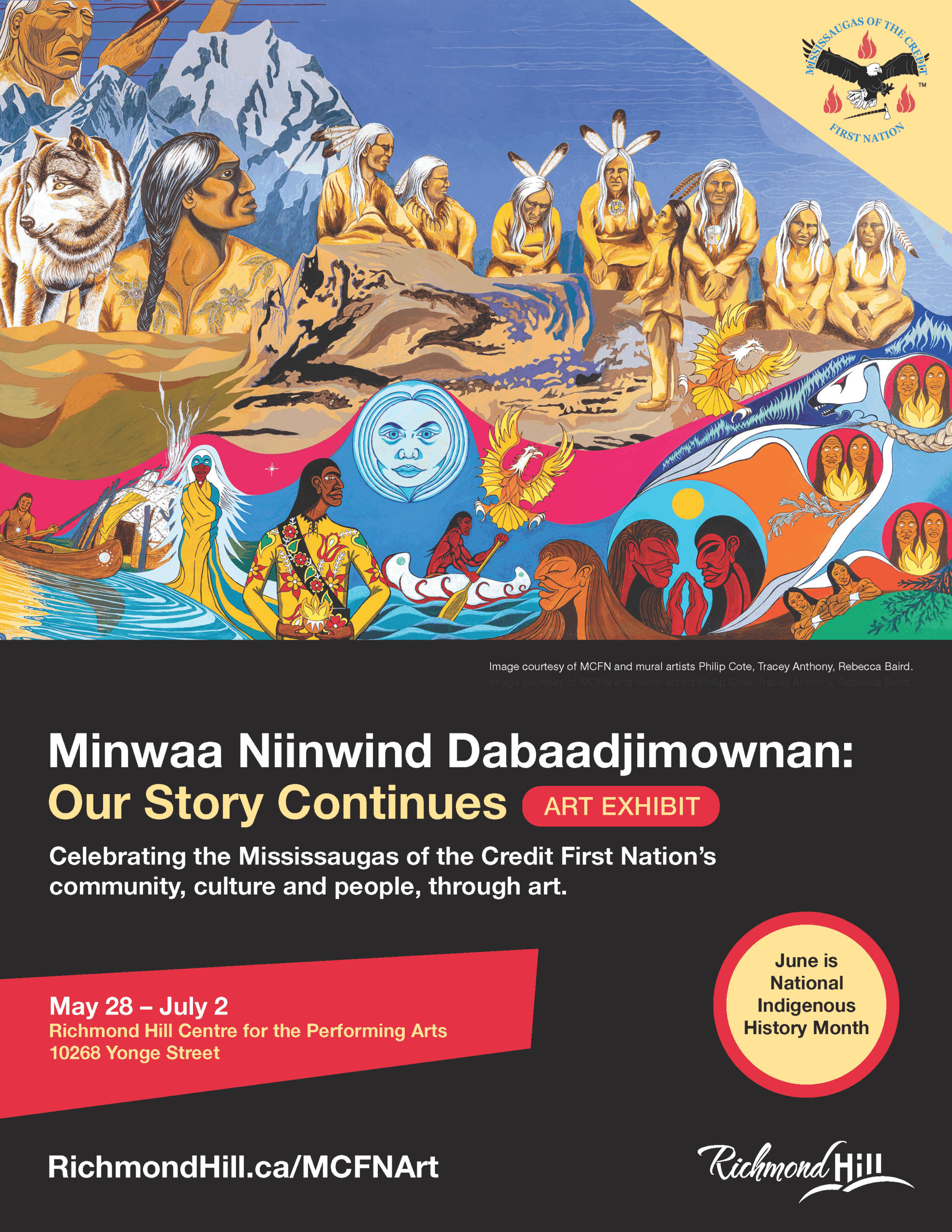 Minwaa Niinwind Dabaadjimownan: Our Story Continues Art Exhibit