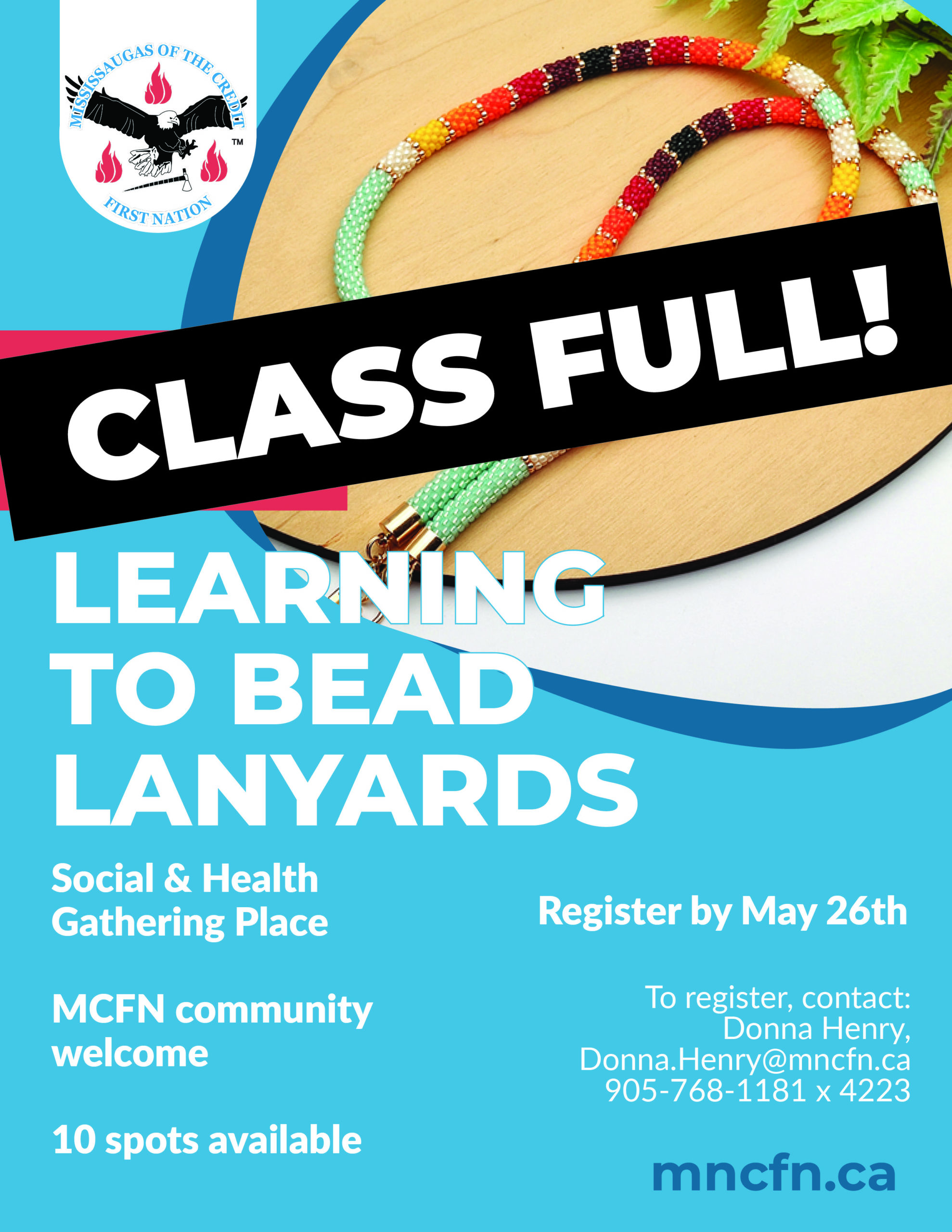 Learning to Bead Lanyards Workshop