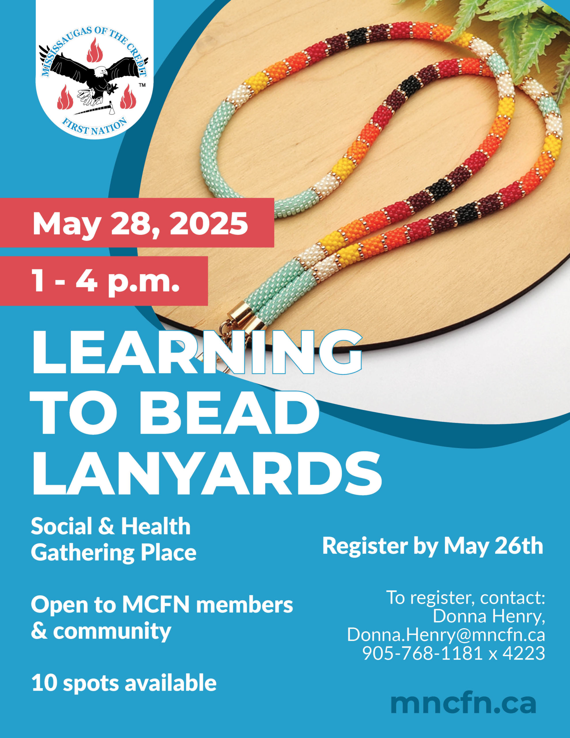 Learning to Bead Lanyards Workshop