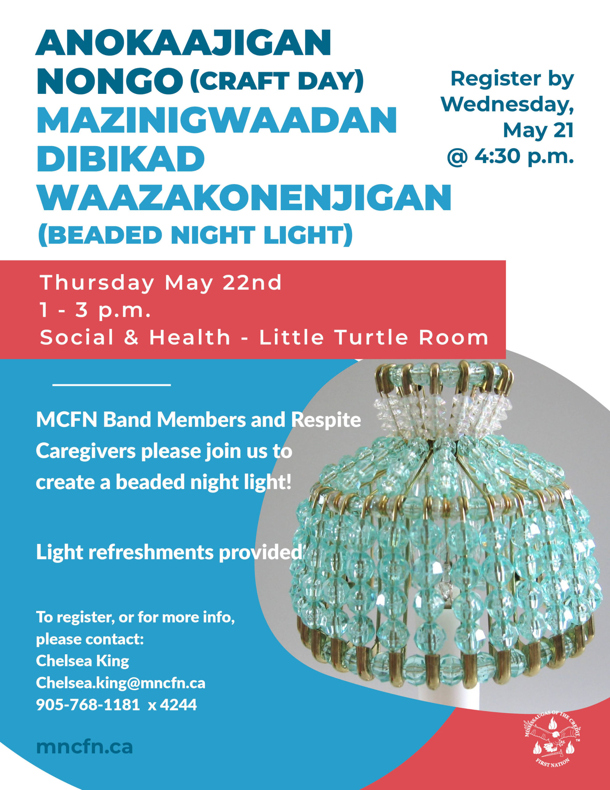 Anokaajigan Nongo (Craft Day) – Mazinigwaadan Dibikad Waazakonenjigan