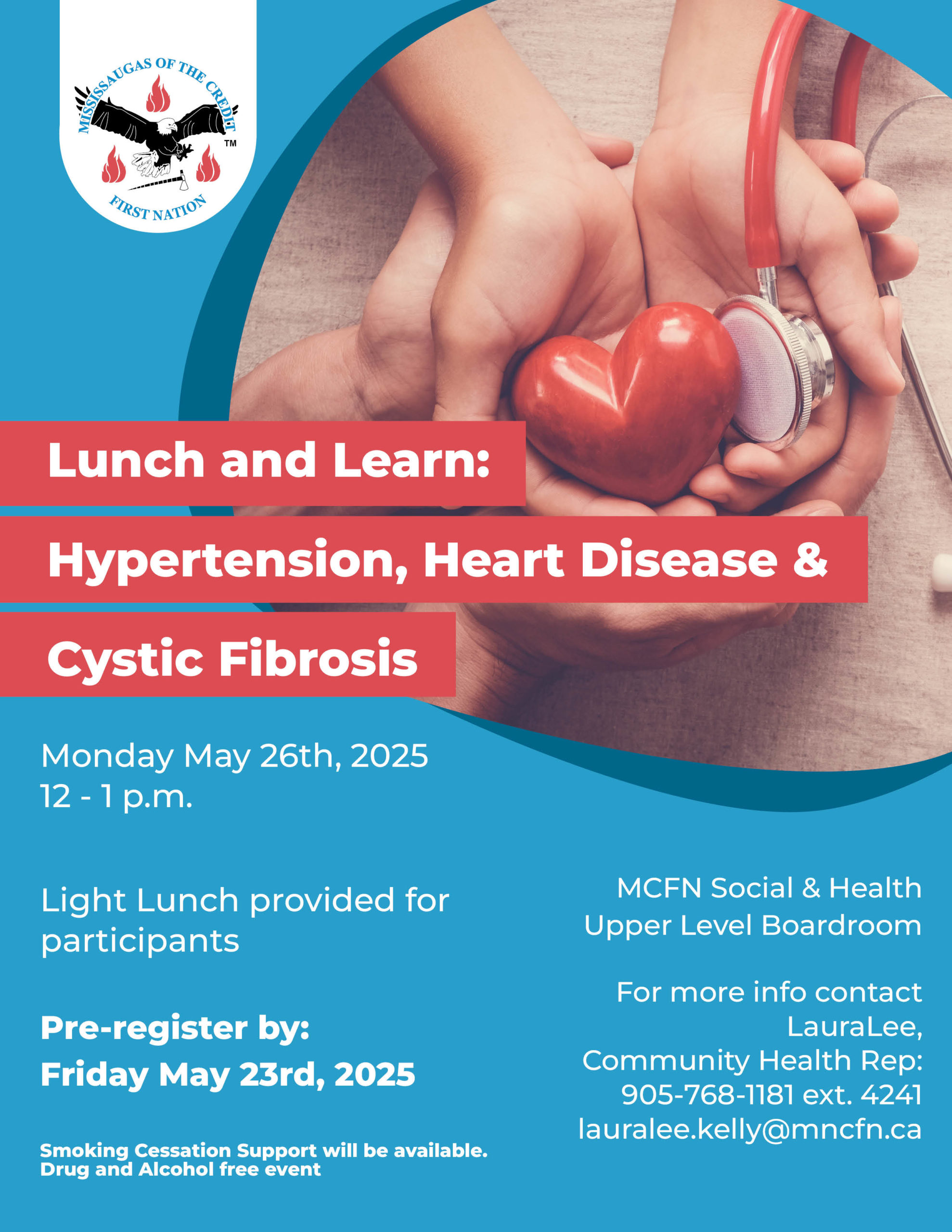 Lunch and Learn: Hypertension, Heart Disease & Cystic Fibrosis