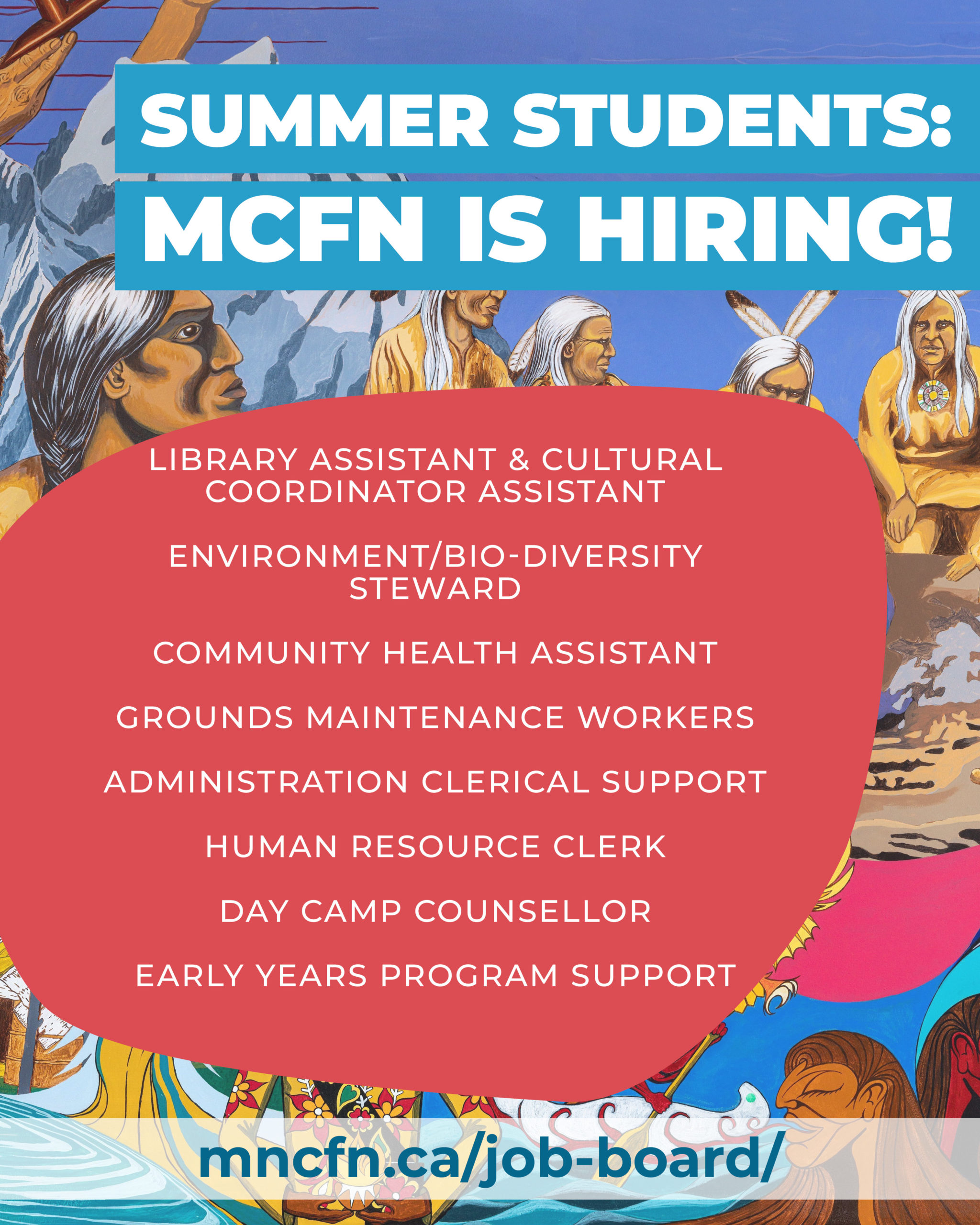 Summer Student Jobs at MCFN