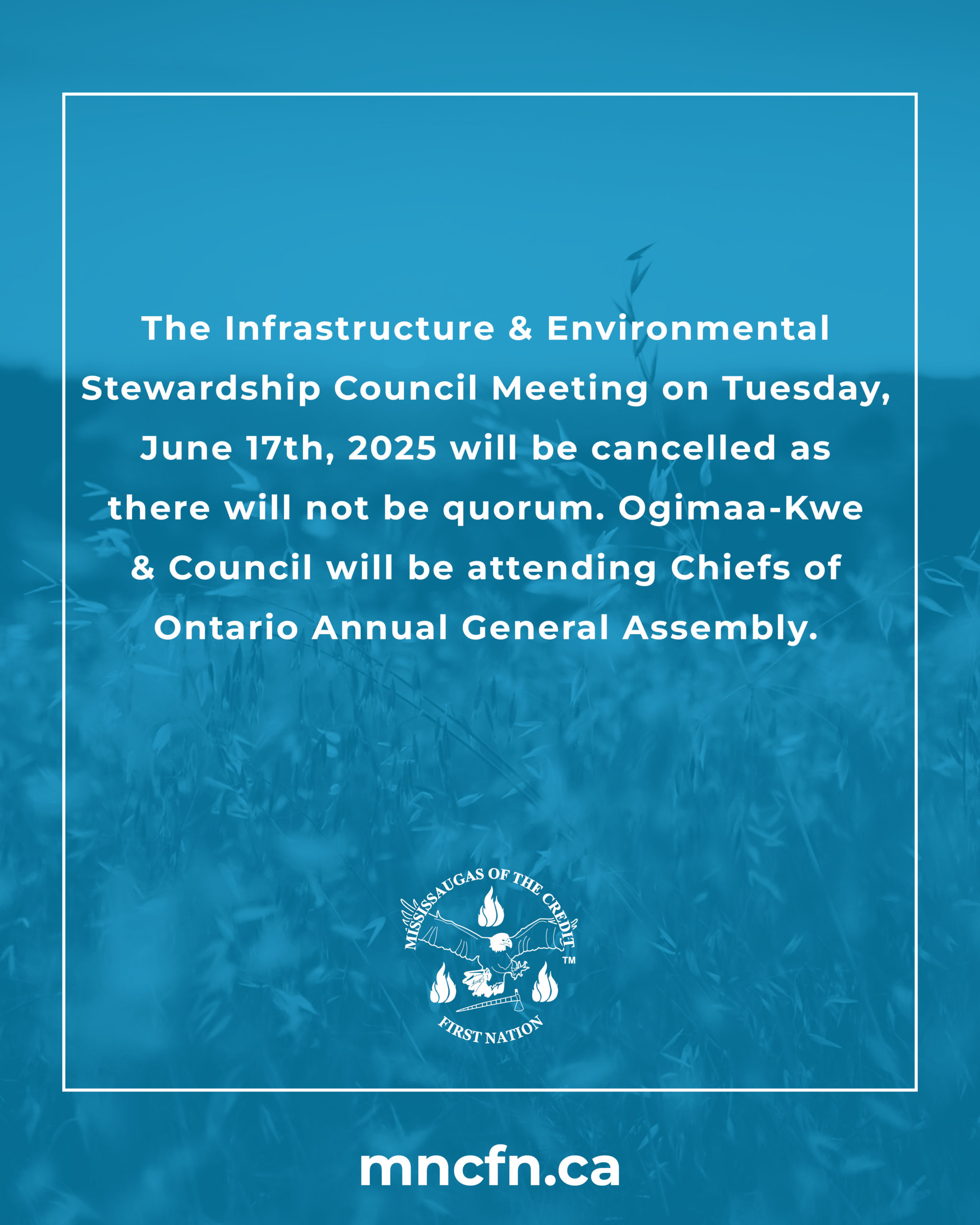 Reminder About Upcoming Council Meeting