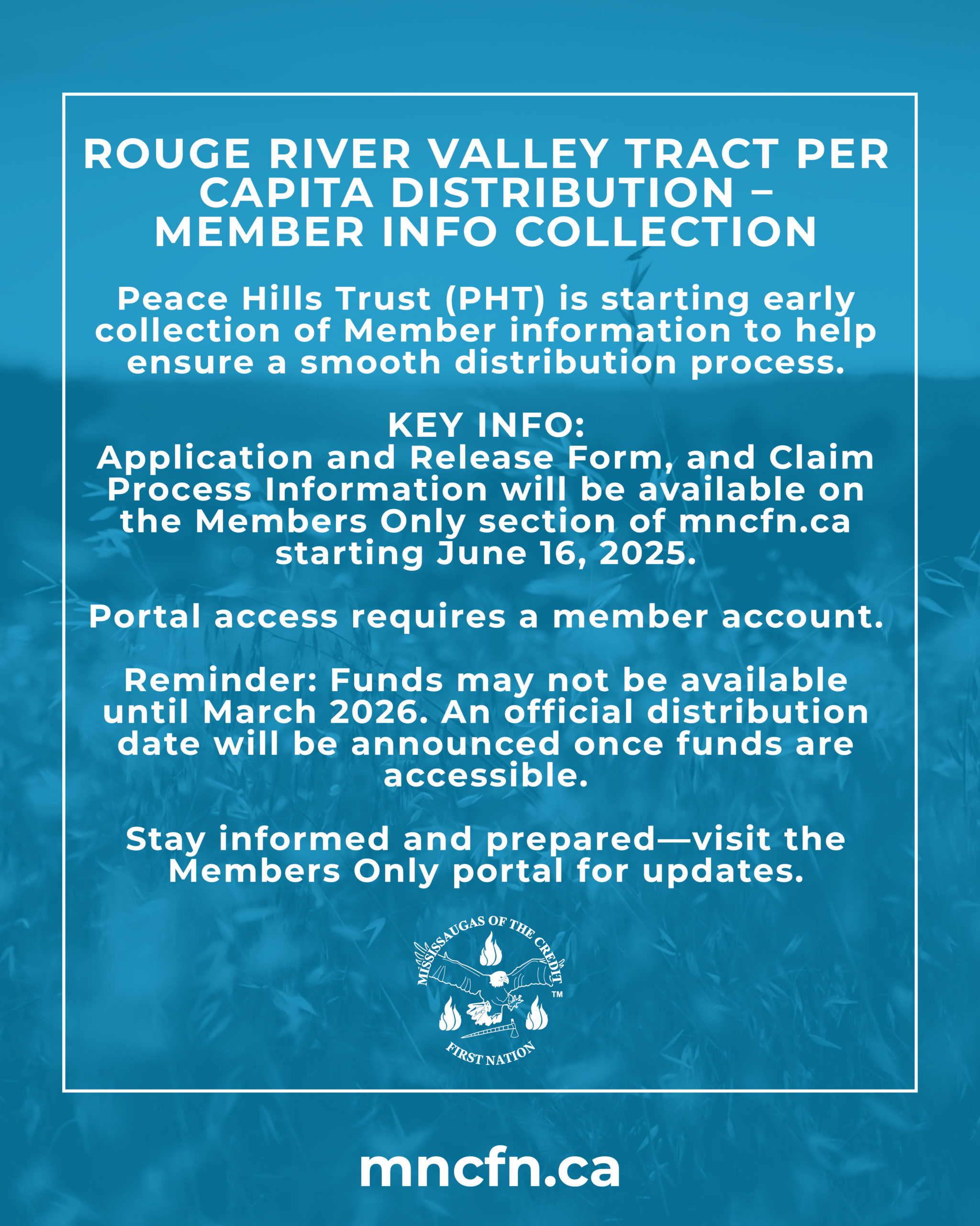 Rouge River Valley Tract Per Capita Distribution Update