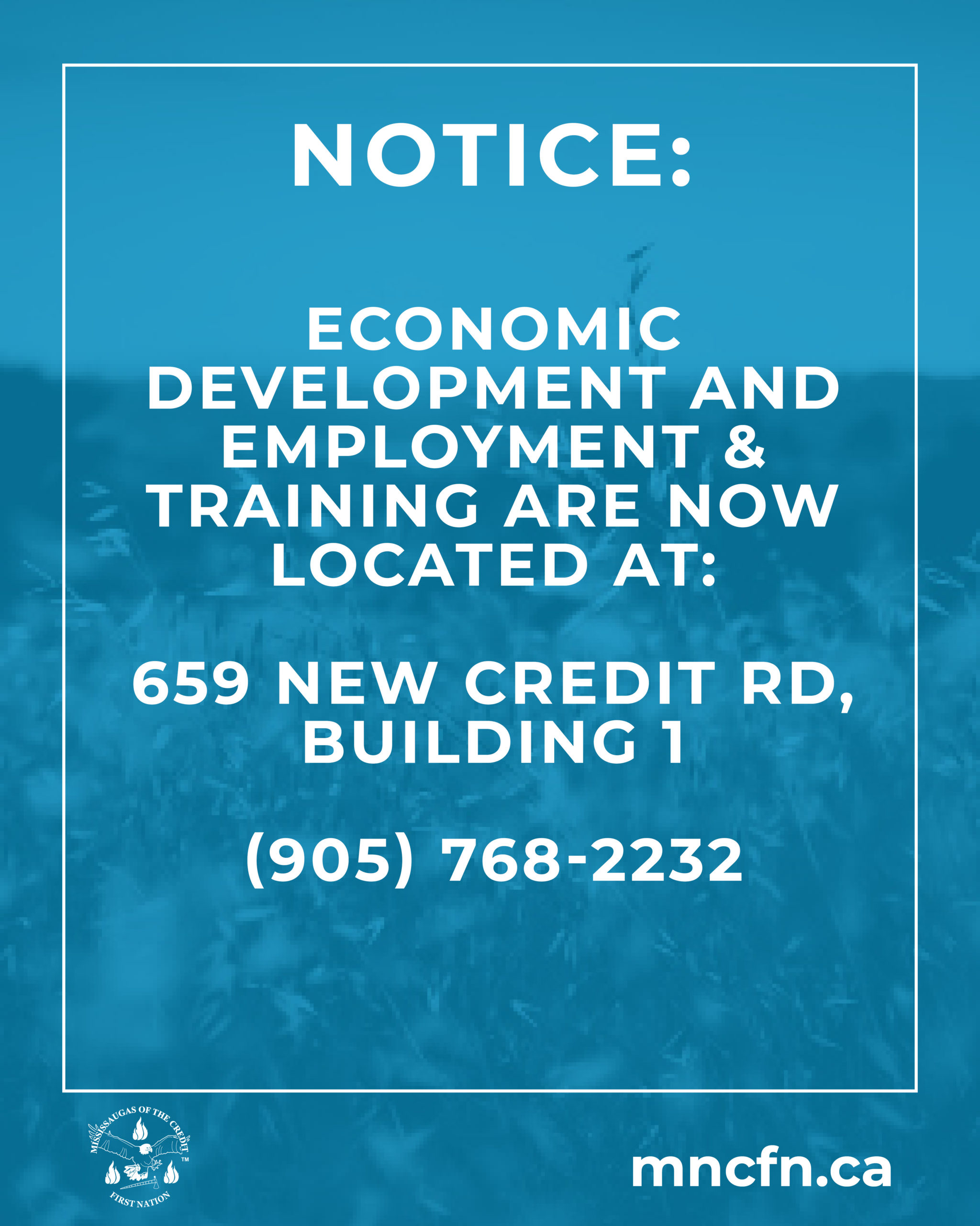 New Location for Economic Development and Employment & Training