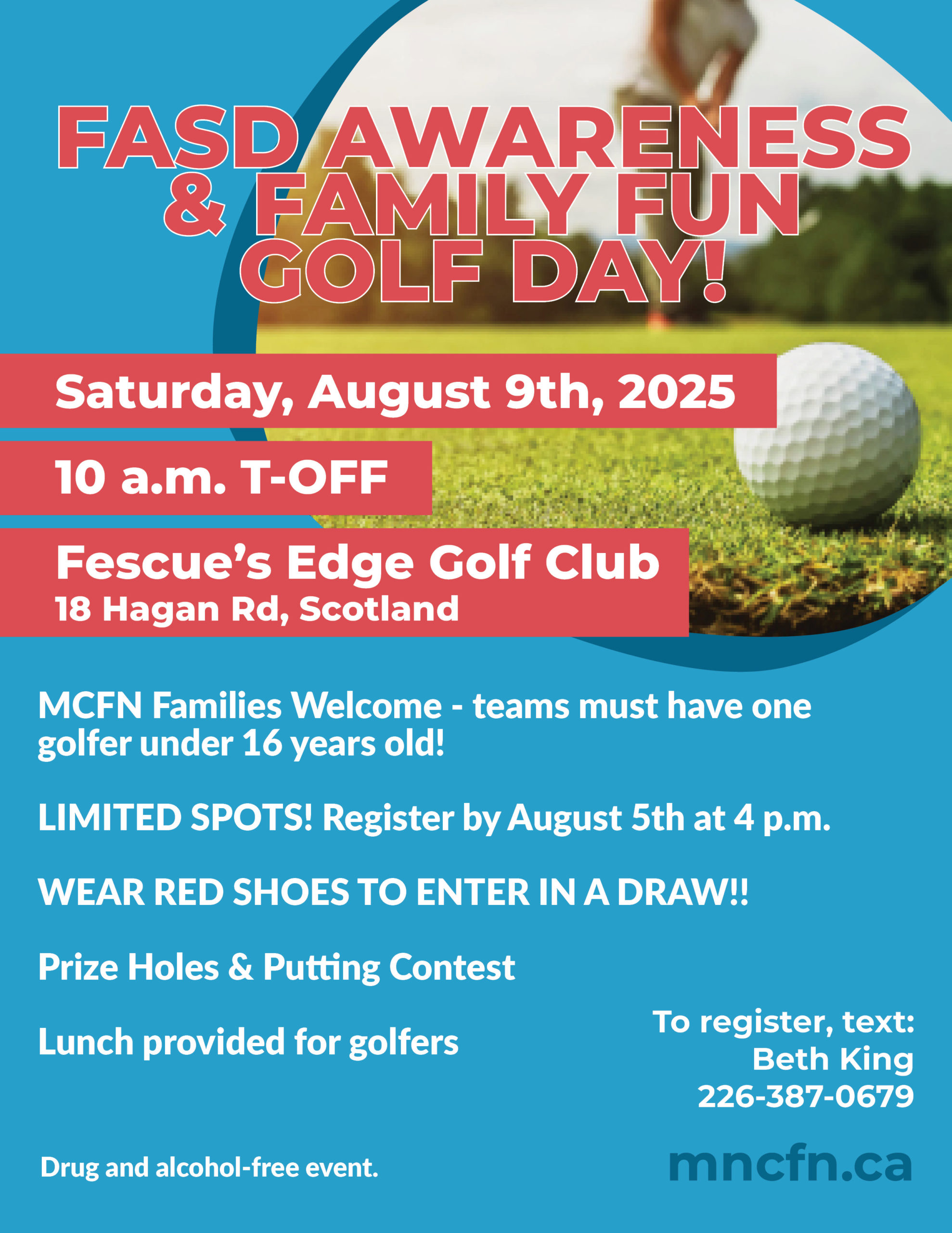 FASD Awareness & Family Fun Golf Day!
