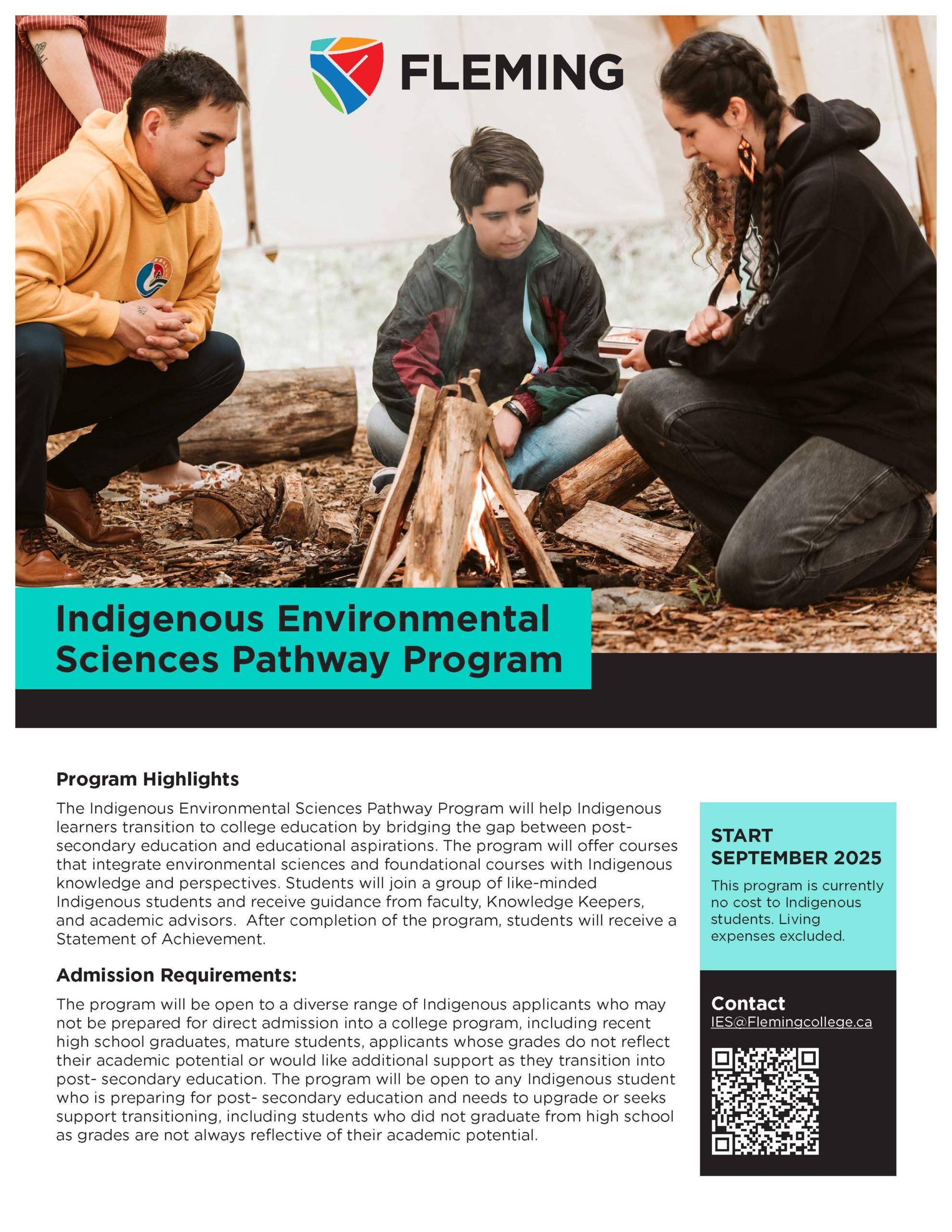 Indigenous Environmental Sciences Pathway Program at Fleming College