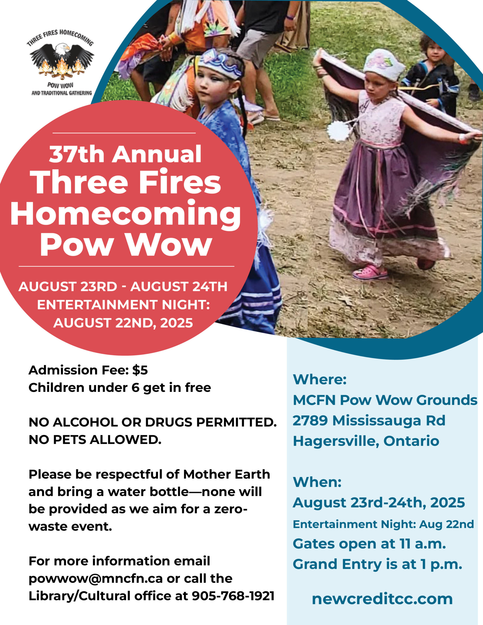 37th Annual Three Fires Homecoming Pow Wow and Traditional Gathering