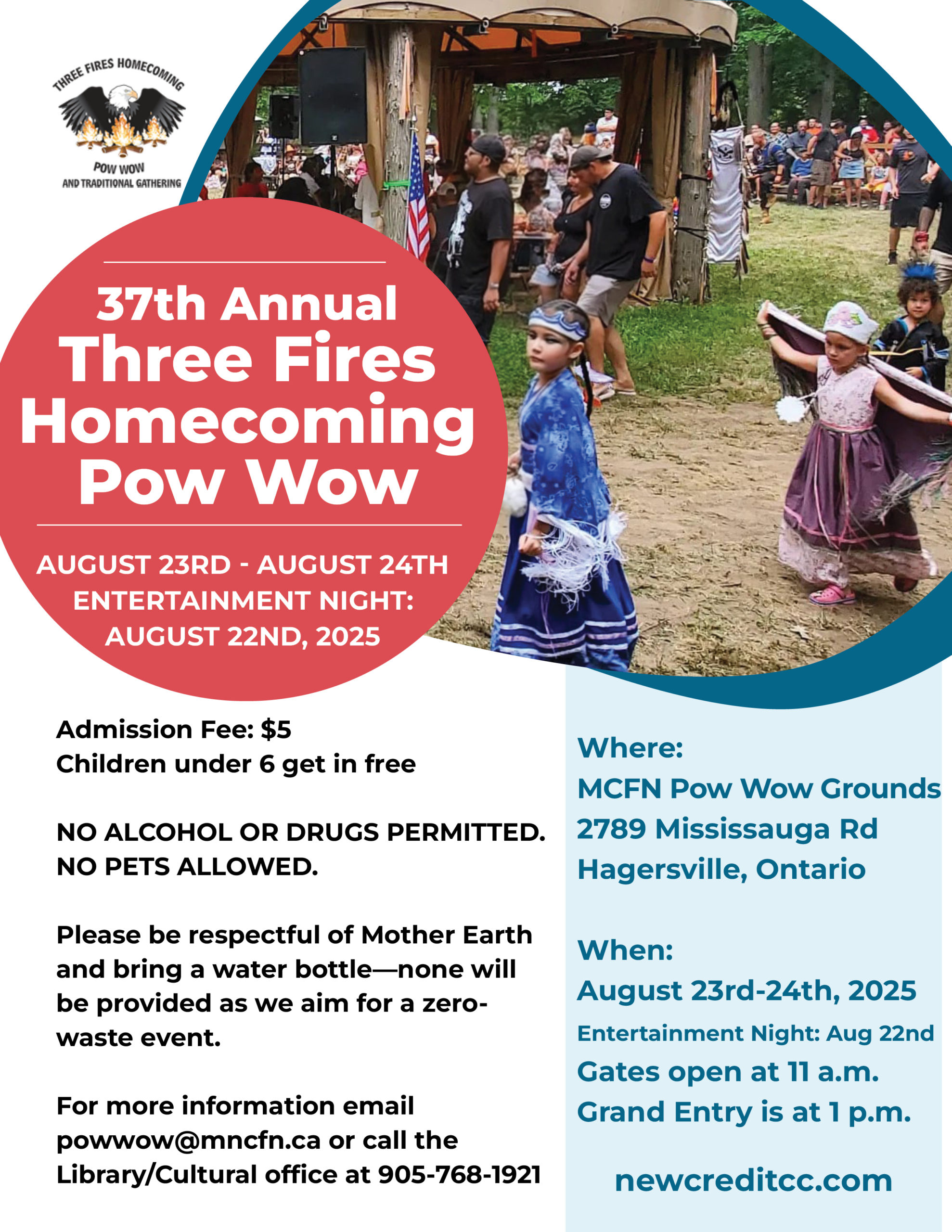 37th Annual Three Fires Homecoming Pow Wow and Traditional Gathering
