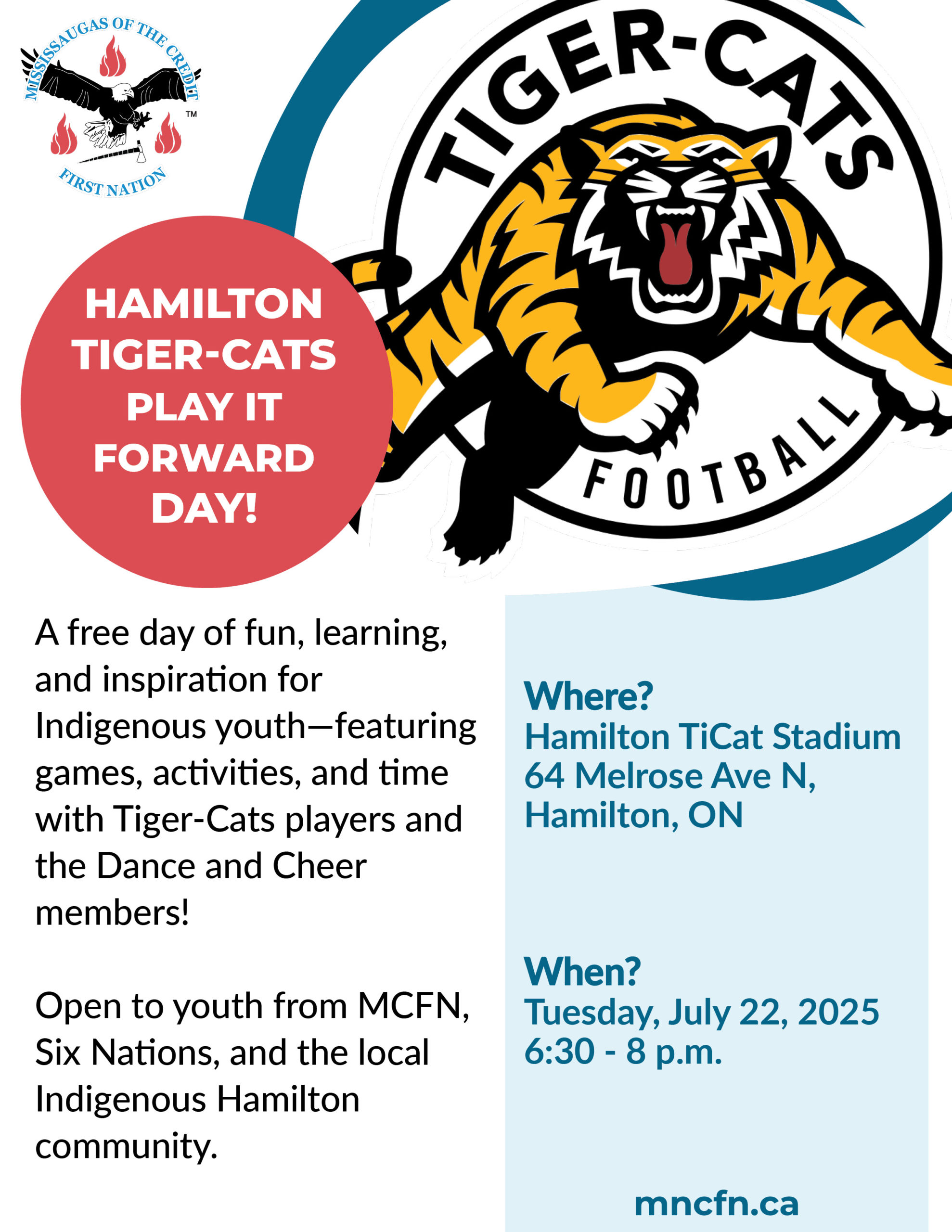 Play It Forward Day with the Hamilton Ti-Cats!