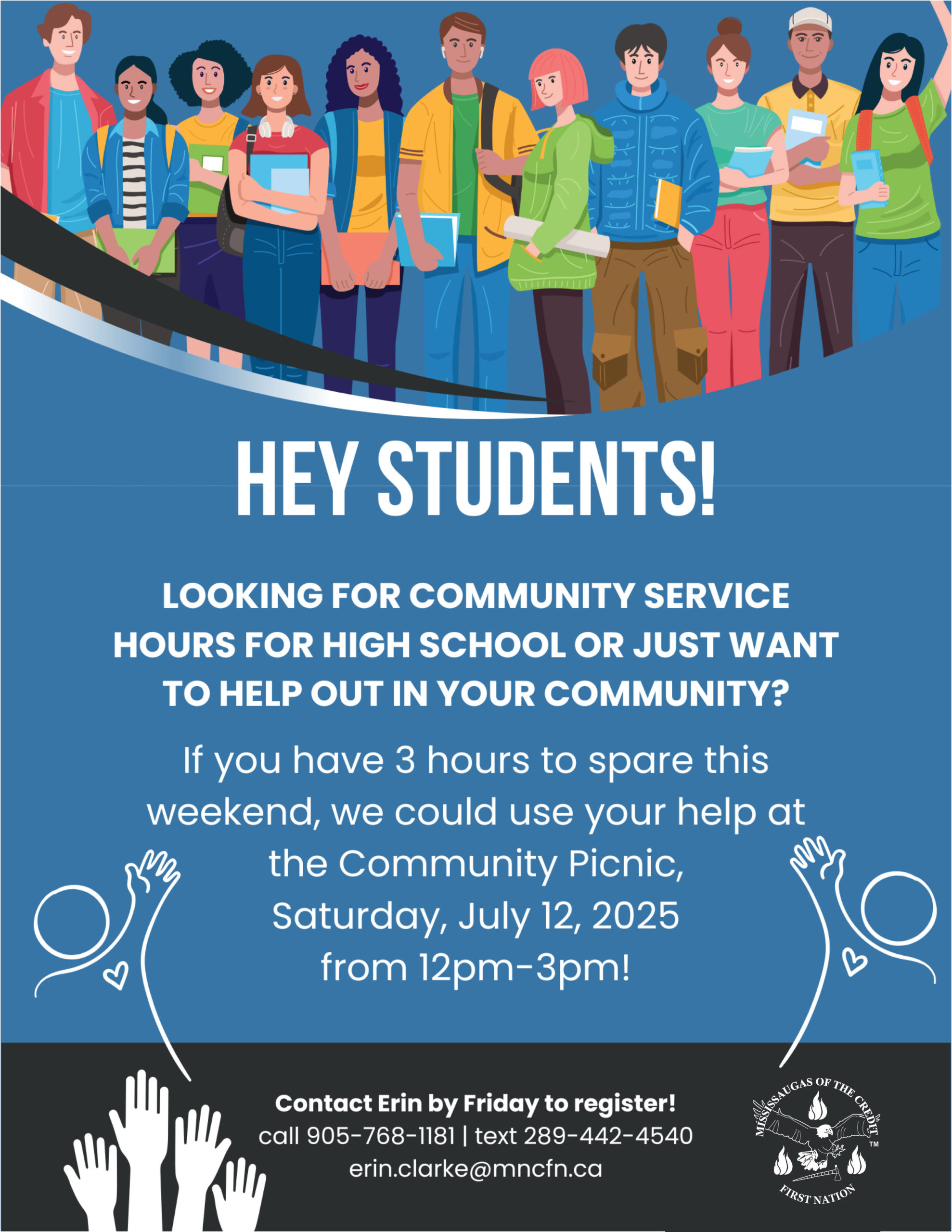 Student Volunteers Needed for Community Picnic!