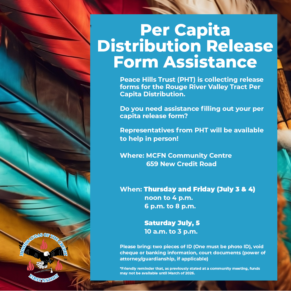 Per Capita Distribution Release Form Assistance