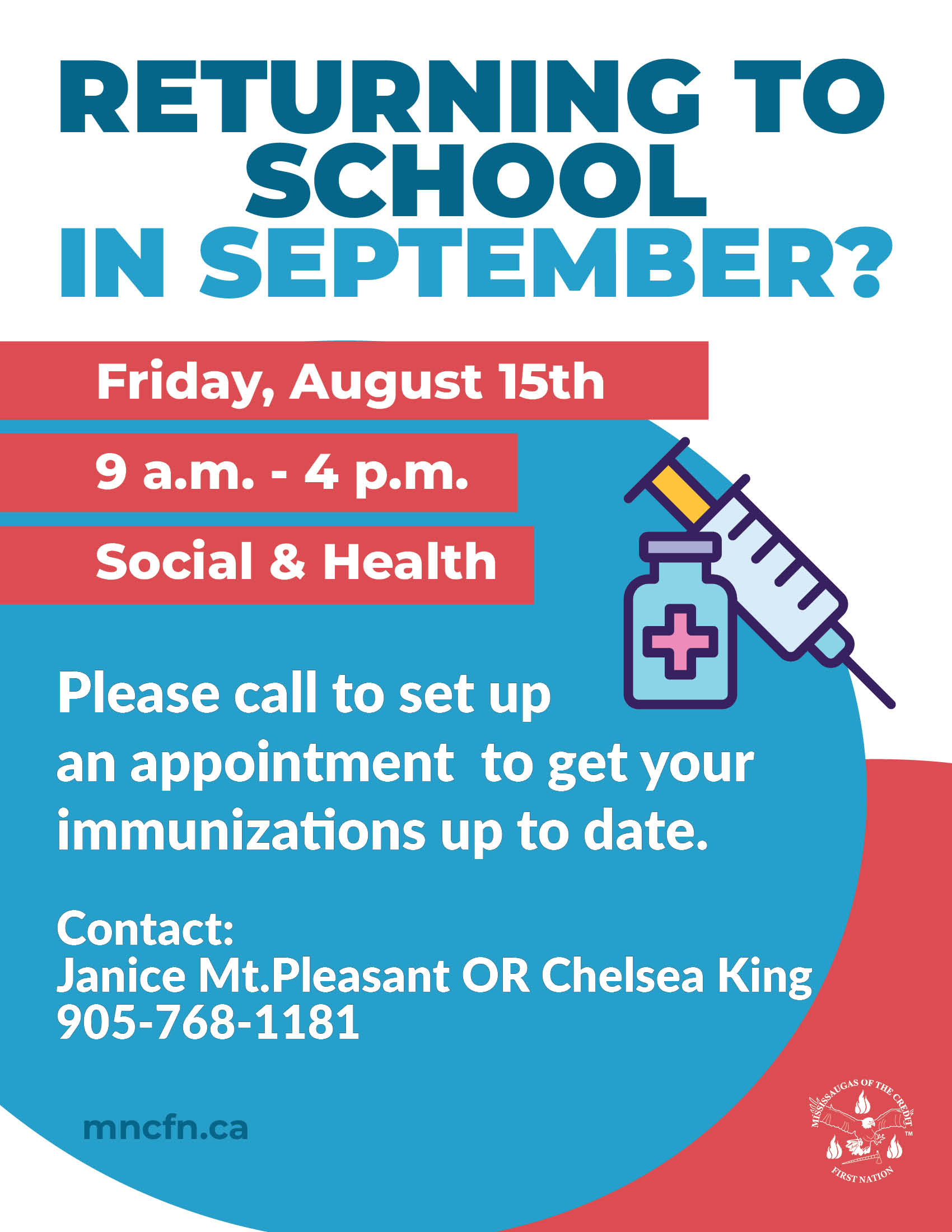 Back to School Immunizations