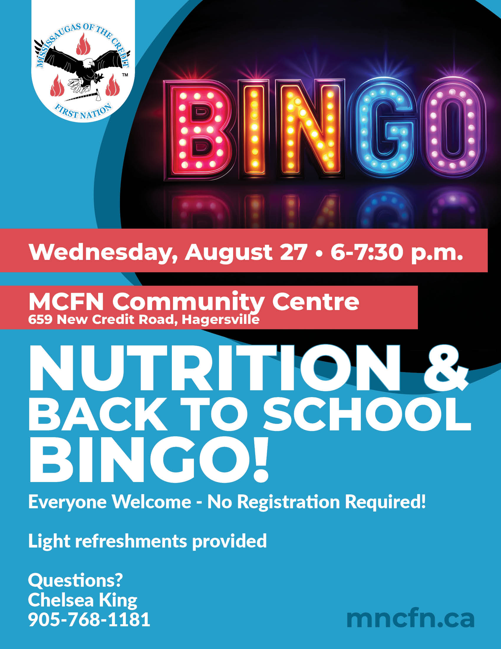 Nutrition & Back to School Bingo!