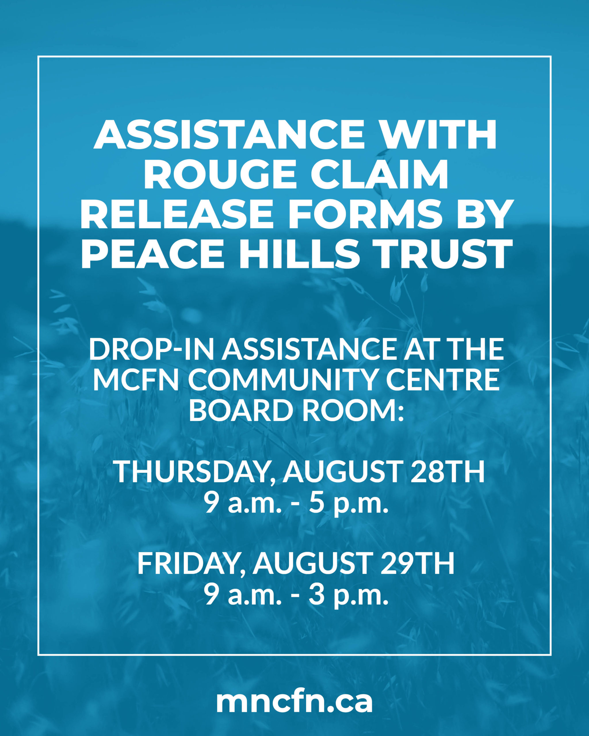 Drop-in Rouge Claim Release Form Assistance