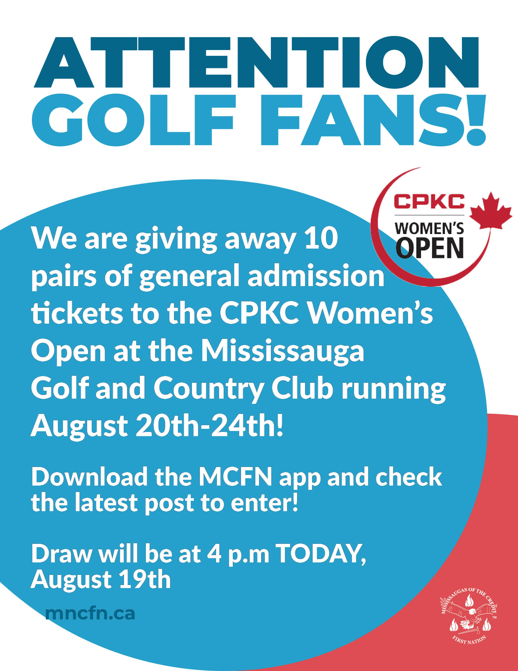 GIVEAWAY ALERT - Enter to WIN tickets to the CPKC Women’s Open!