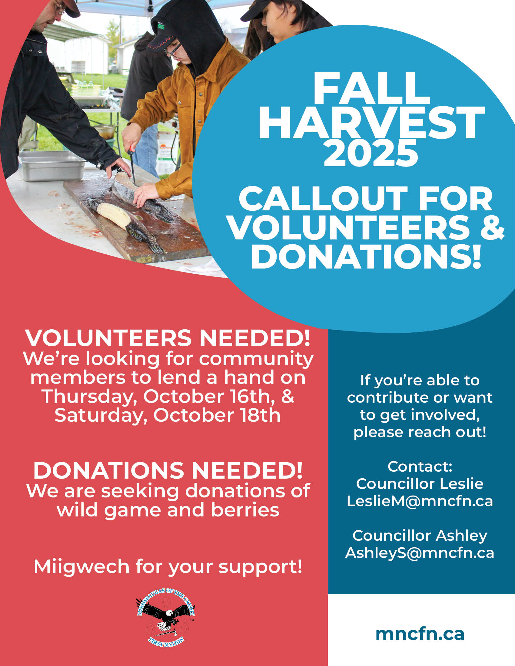 Fall Harvest Call-Out!