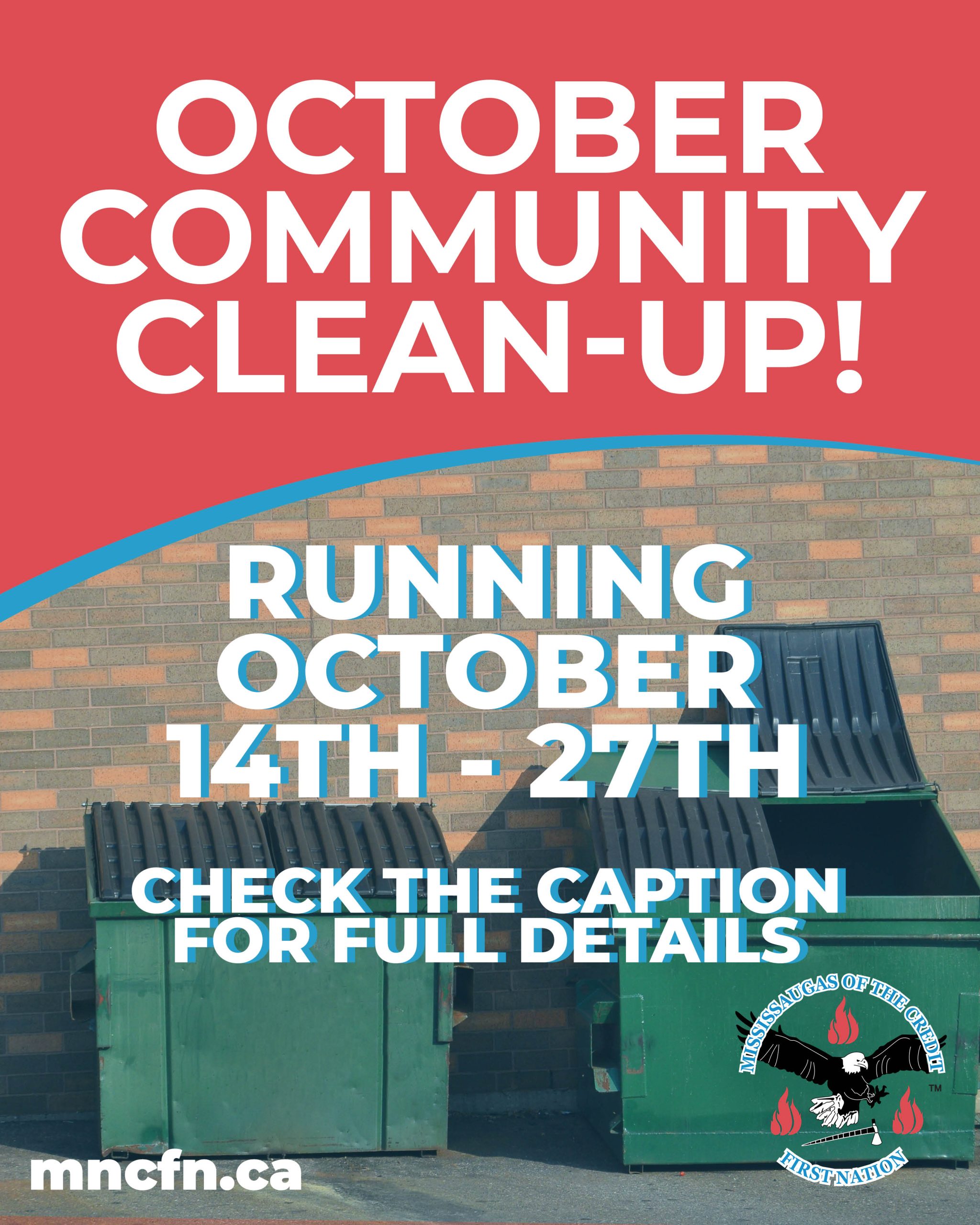 Annual October Community Clean-Up! 