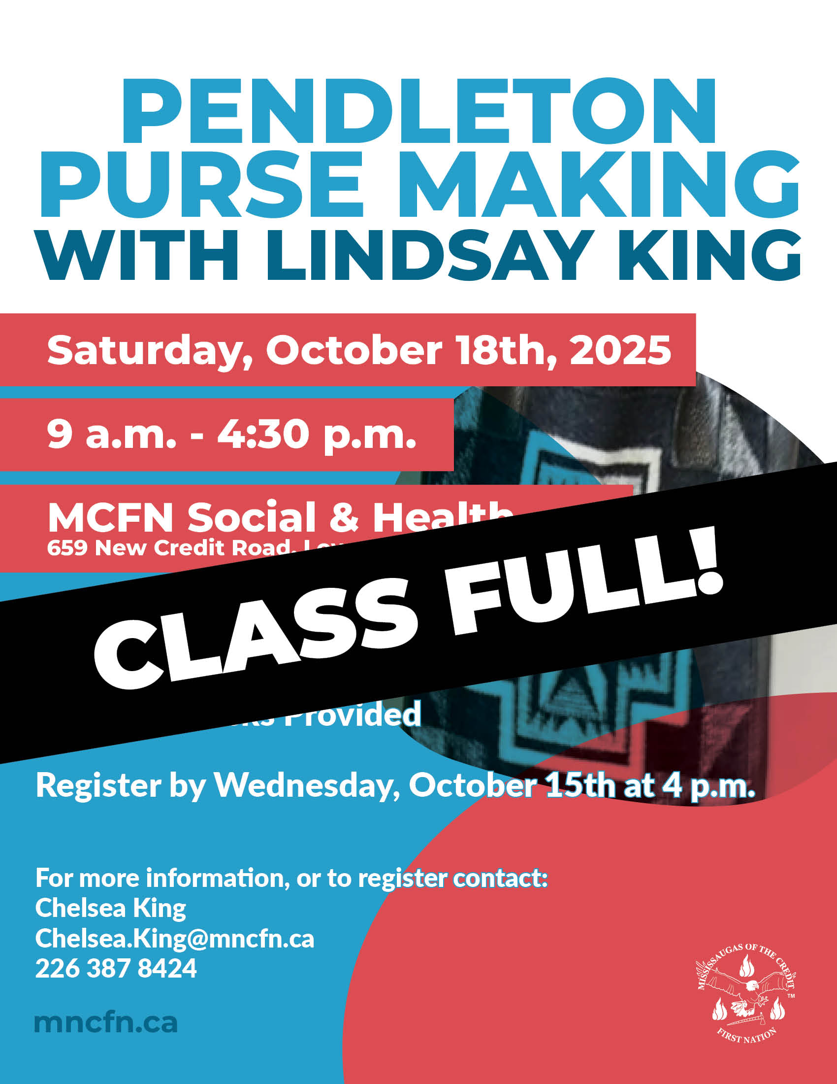 Pendleton Purse Making Workshop