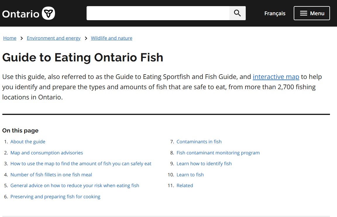 Know Before You Go Fishing – Ontario’s Updated Guide to Eating Fish
