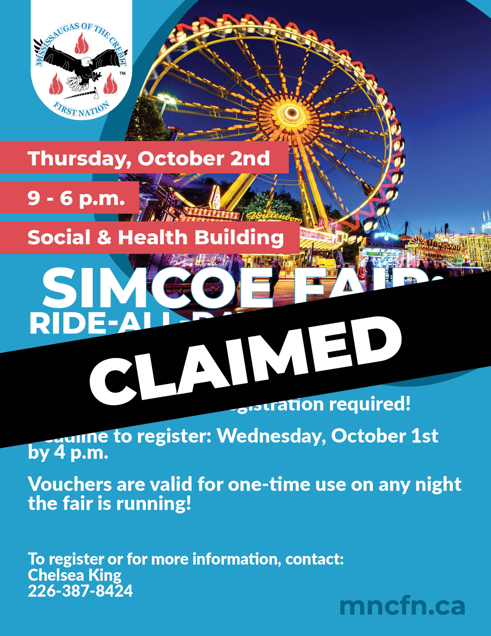 Simcoe Fair Ride-All-Day Vouchers!