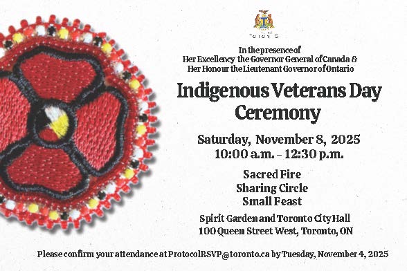 Indigenous Veterans Ceremony