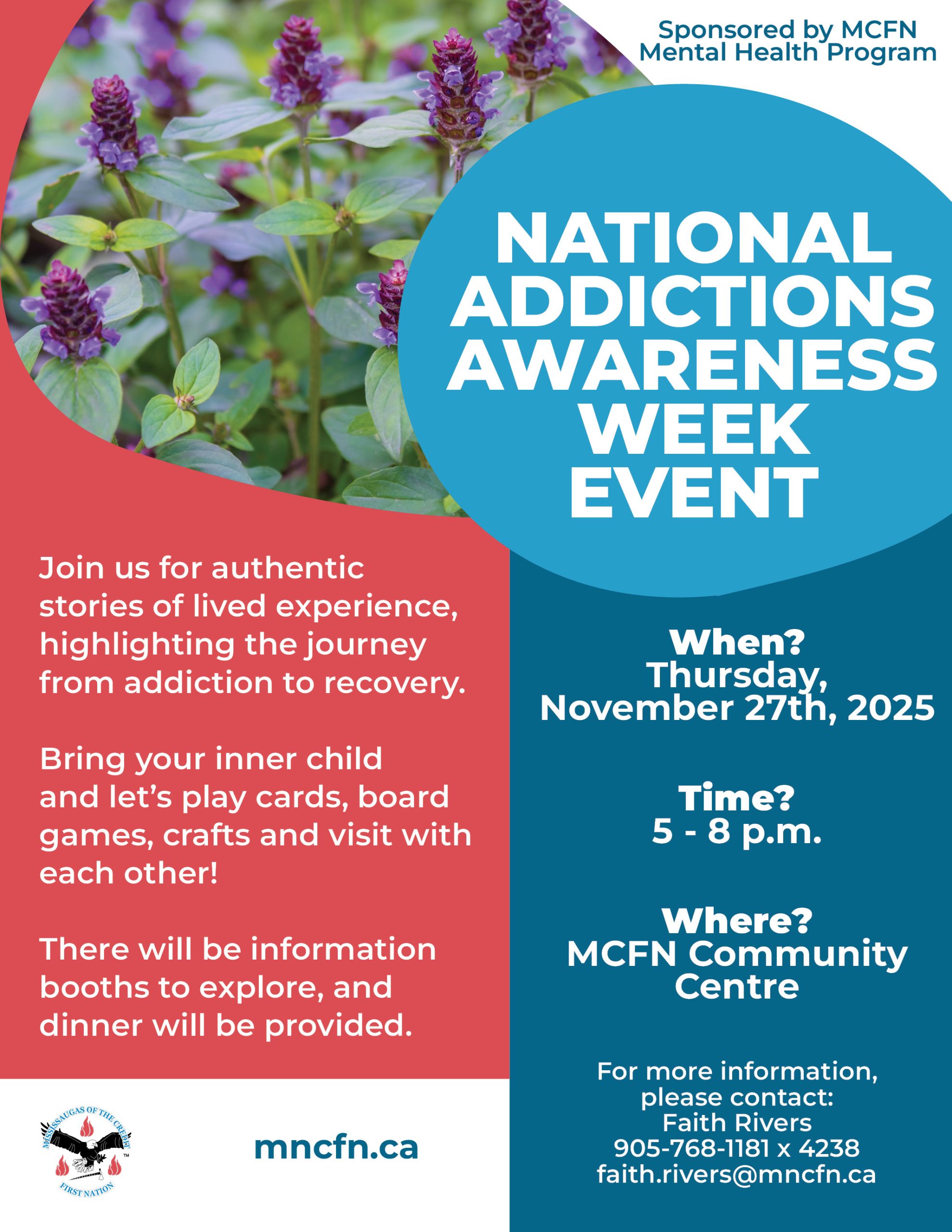 National Addictions Awareness Week Event
