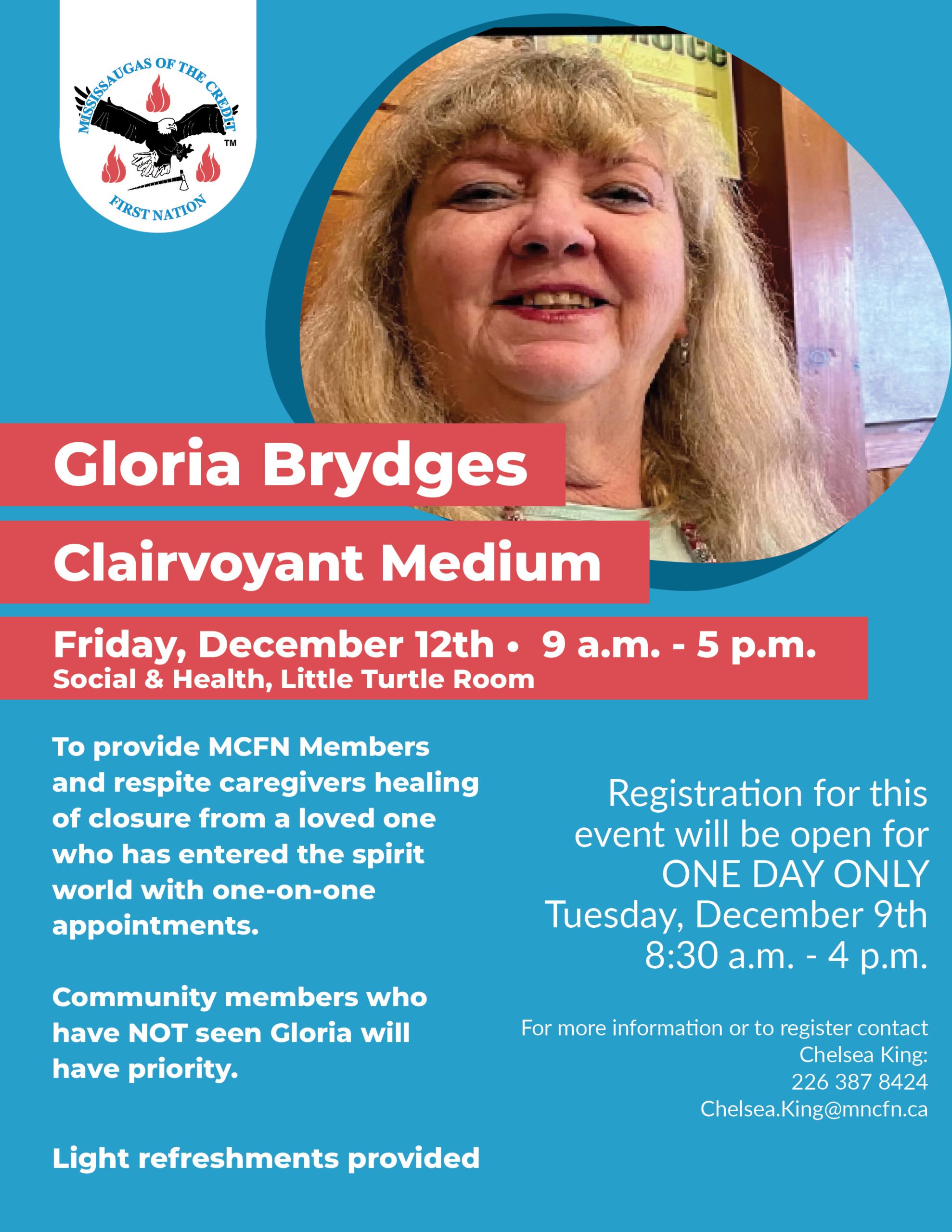 Clairvoyant Medium Gloria Brydges