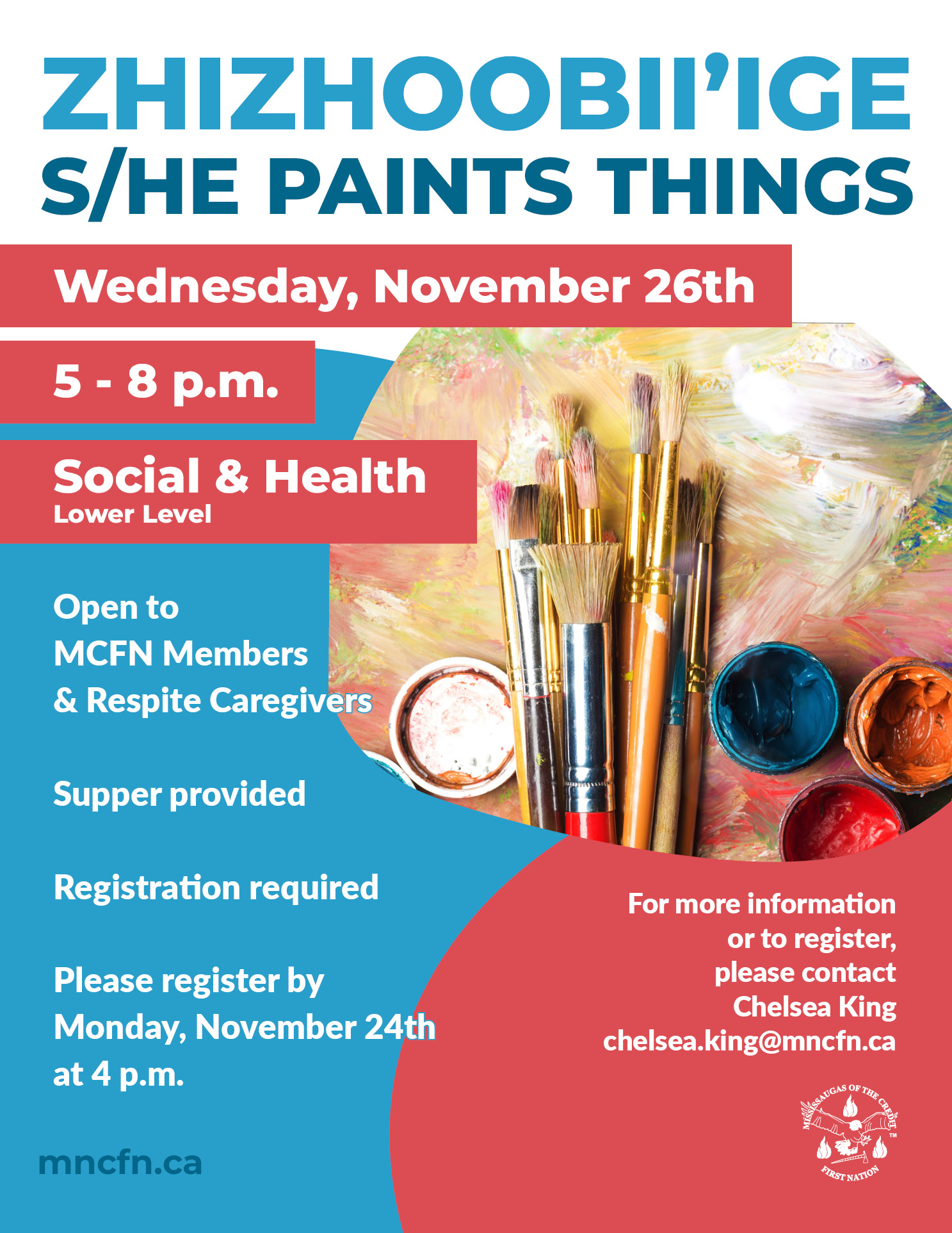 Zhizhoobii’ige – S/he Paints Things