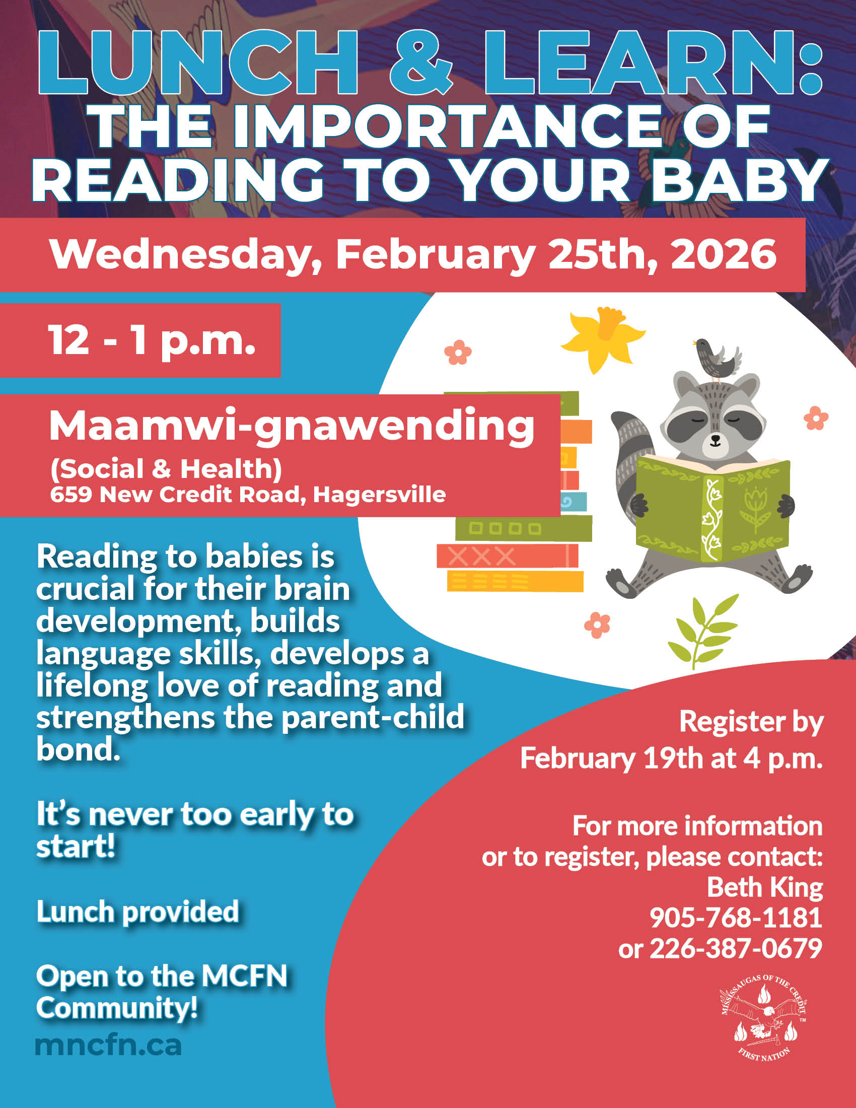 Lunch & Learn: The Importance of Reading to Your Baby